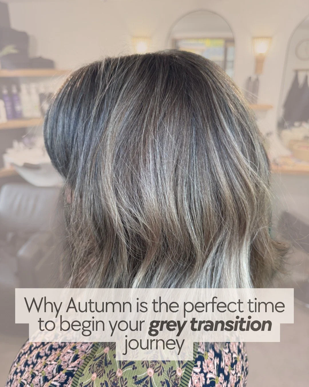 Thinking about transitioning to grey? Autumn can be a brilliant time to begin. 🍂

Grey transitioning is a journey, and choosing the right time to start can make those first few months feel much easier.

As we move into autumn, there&rsquo;s generall