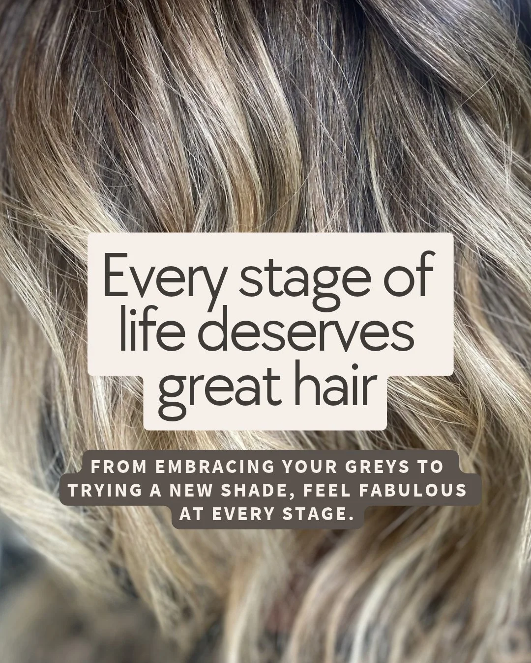 Our hair changes throughout our lives, and I think that's something to celebrate! 🤍

The colour that suited you beautifully ten years ago might not be what makes you feel your best today. And that's absolutely fine!

Whether you're beginning to noti