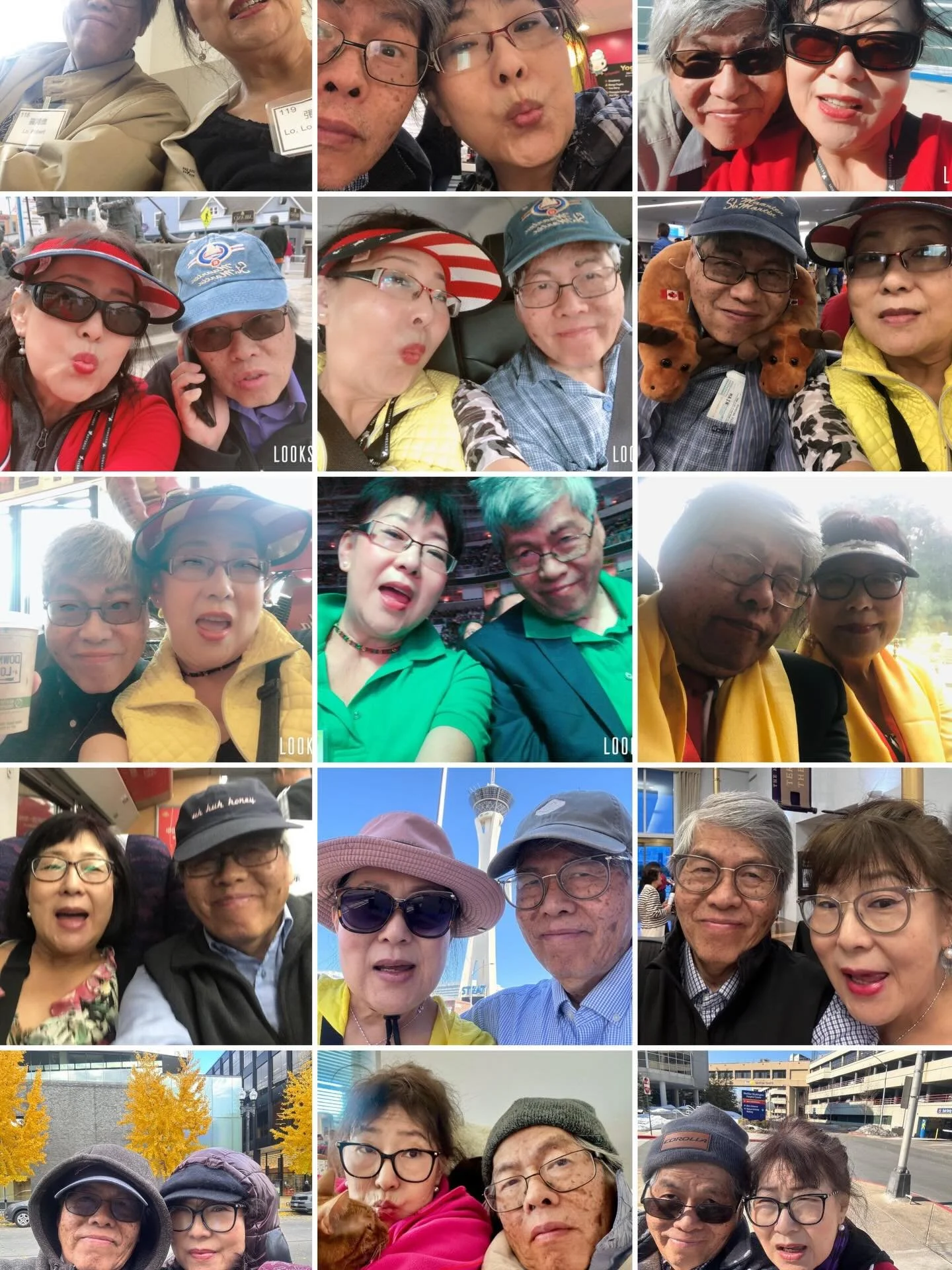 My dad just sent me this collage he made. I gotta leave it on the grid. #parents