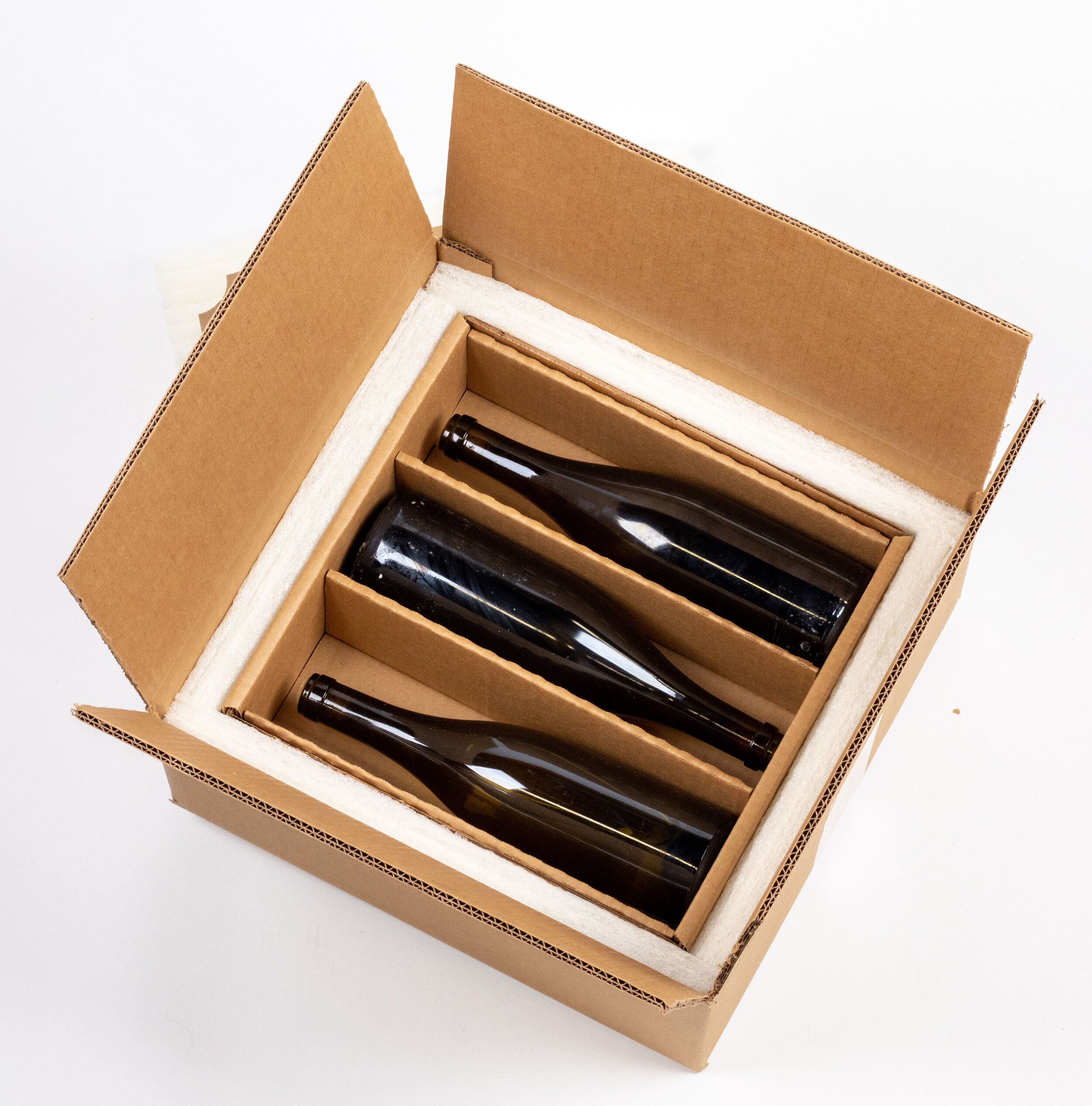 FedEx/UPS/ISTA Certified Double Pack Sustainable Universal Wine Bottle Shipping Box Packaging