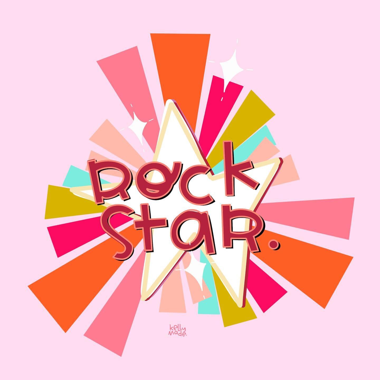 rockstar.
superstar.
thats what you are.

#kellymade
#makeabrighterworld
#superstar
#illustrator
#rockstar
#keepgoing
#goonnow
#groove
#pink
#rainbowburst