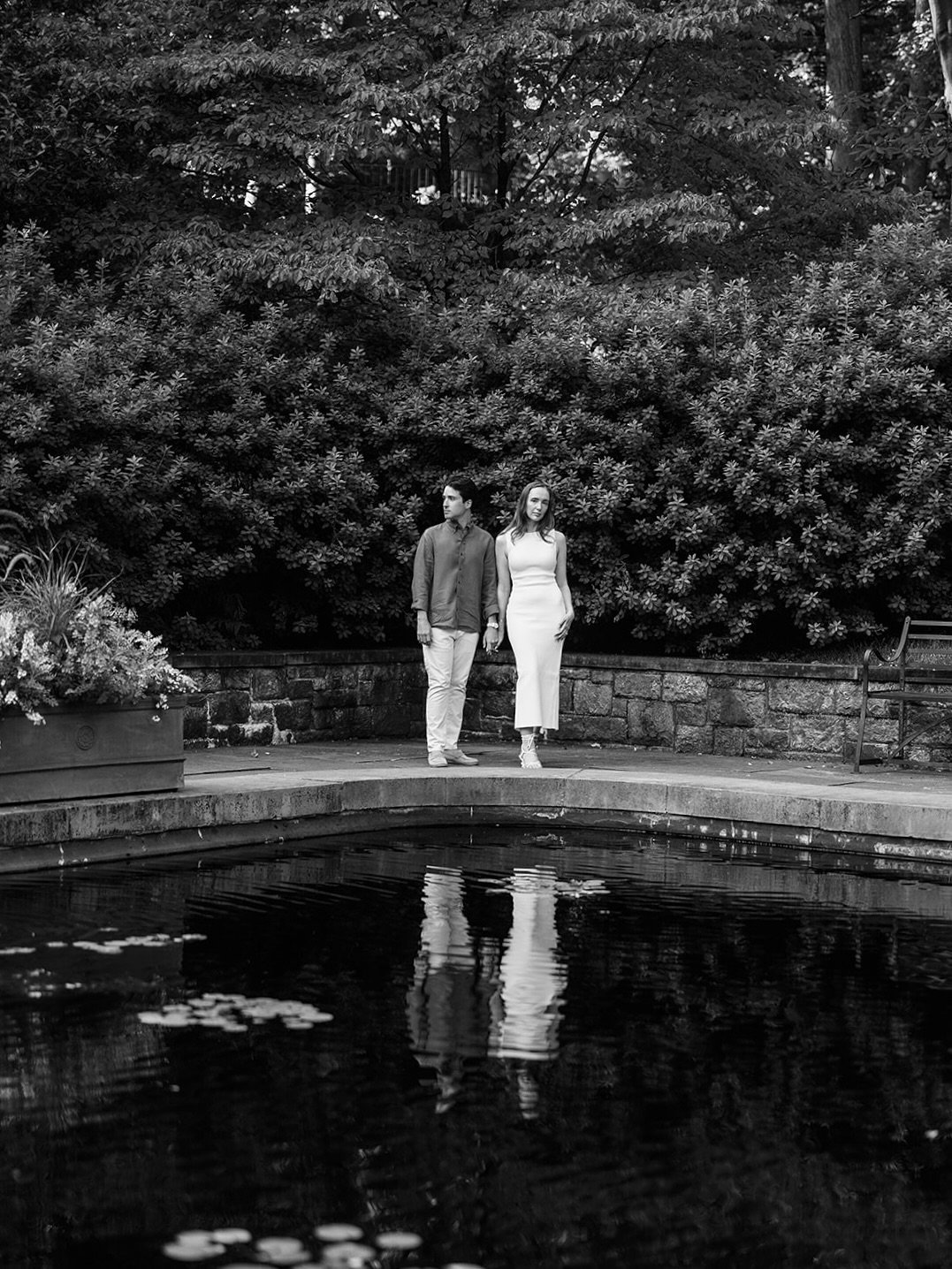 The summer breeze, the stillness, and these two &mdash; nothing extra, nothing missing.