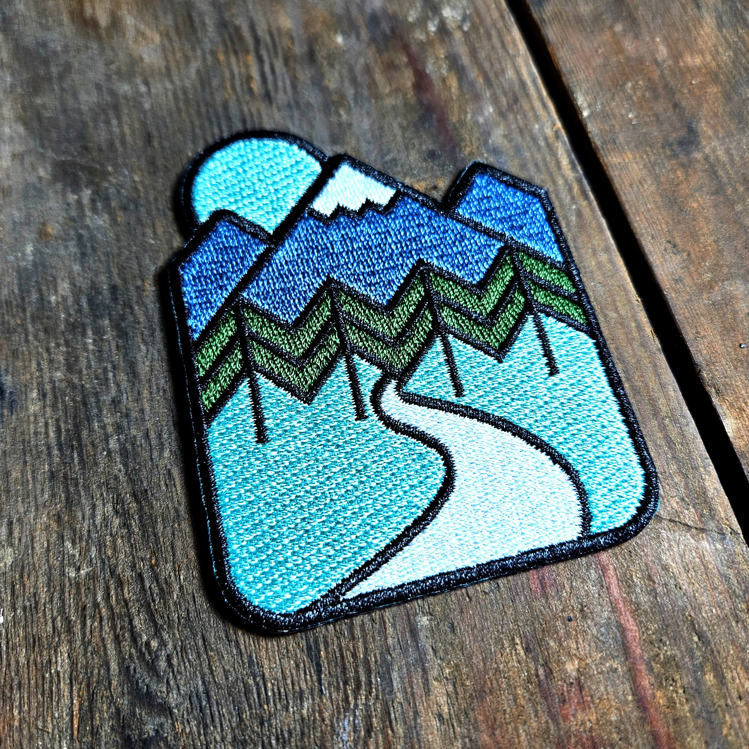 Great Outdoors embroidered iron-on patch by OR8 DESIGN — OR8DESIGN