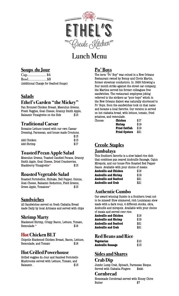Menus Ethel s Creole Kitchen menus-ethel-s-creole-kitchen