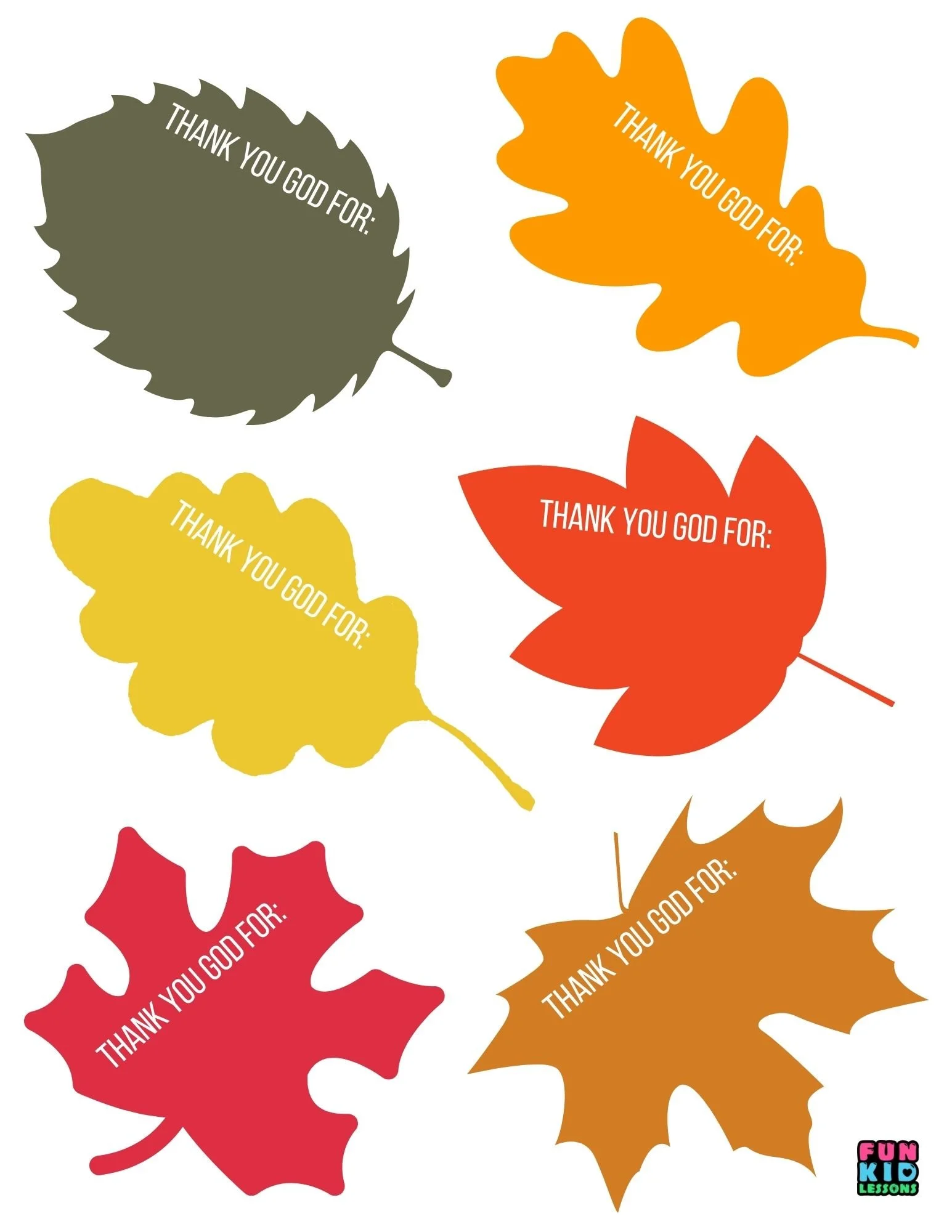 fall thankful tree free printable leaves fun kid lessons