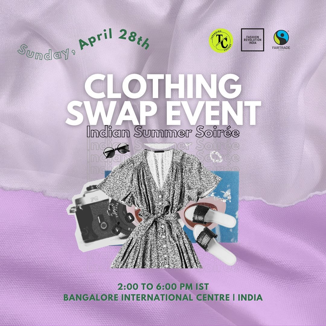 🌞👗 Indian Summer Swap Soiree 🌊🕶️

🌟 Join us for Threading Change&rsquo;s FIRST Clothing Swap in India. Bring your gently used clothes and swap them for new-to-you treasures! It&rsquo;s a fun way to reduce waste and revamp your style! 🌺🧣

👉 Wh