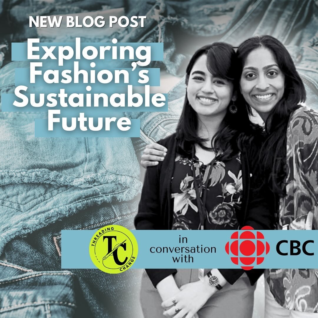 🎙 On April 11th, 2024, @vins_bear and @aishmann__  representing Threading Change, spoke with Gloria Macarenko for @cbcnews &rsquo;s On the Coast about the long-term impact of fast fashion waste and the need for legislation for a more sustainable fut