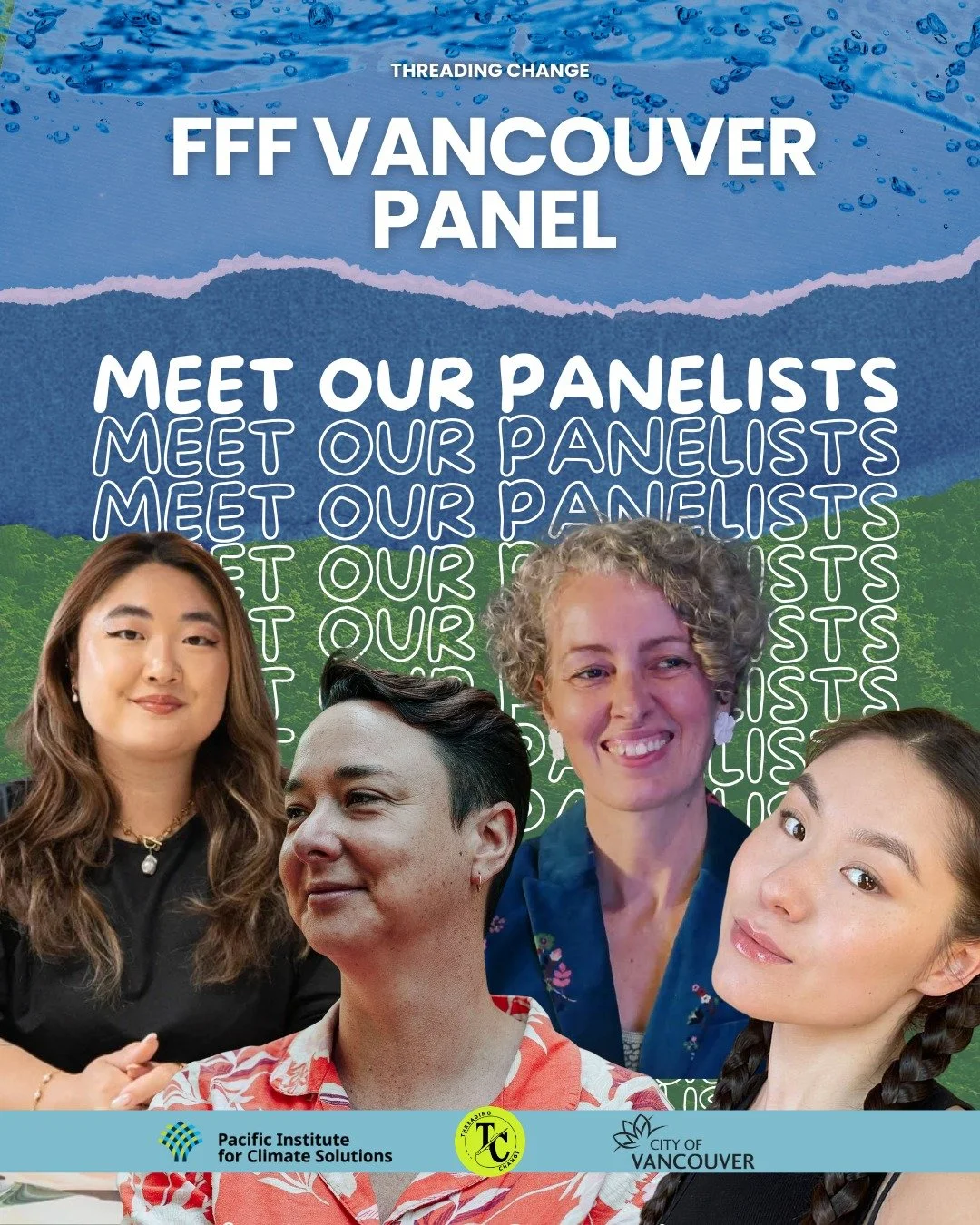 Introducing your FFF Vancouver 2025 Panel! We're so excited to hear from these impactful and inspiring individuals as they discuss how to build Vancouver&rsquo;s circular fashion future!

🧵Sophia Yang (Moderator): Threading Change, Founder &amp; Exe