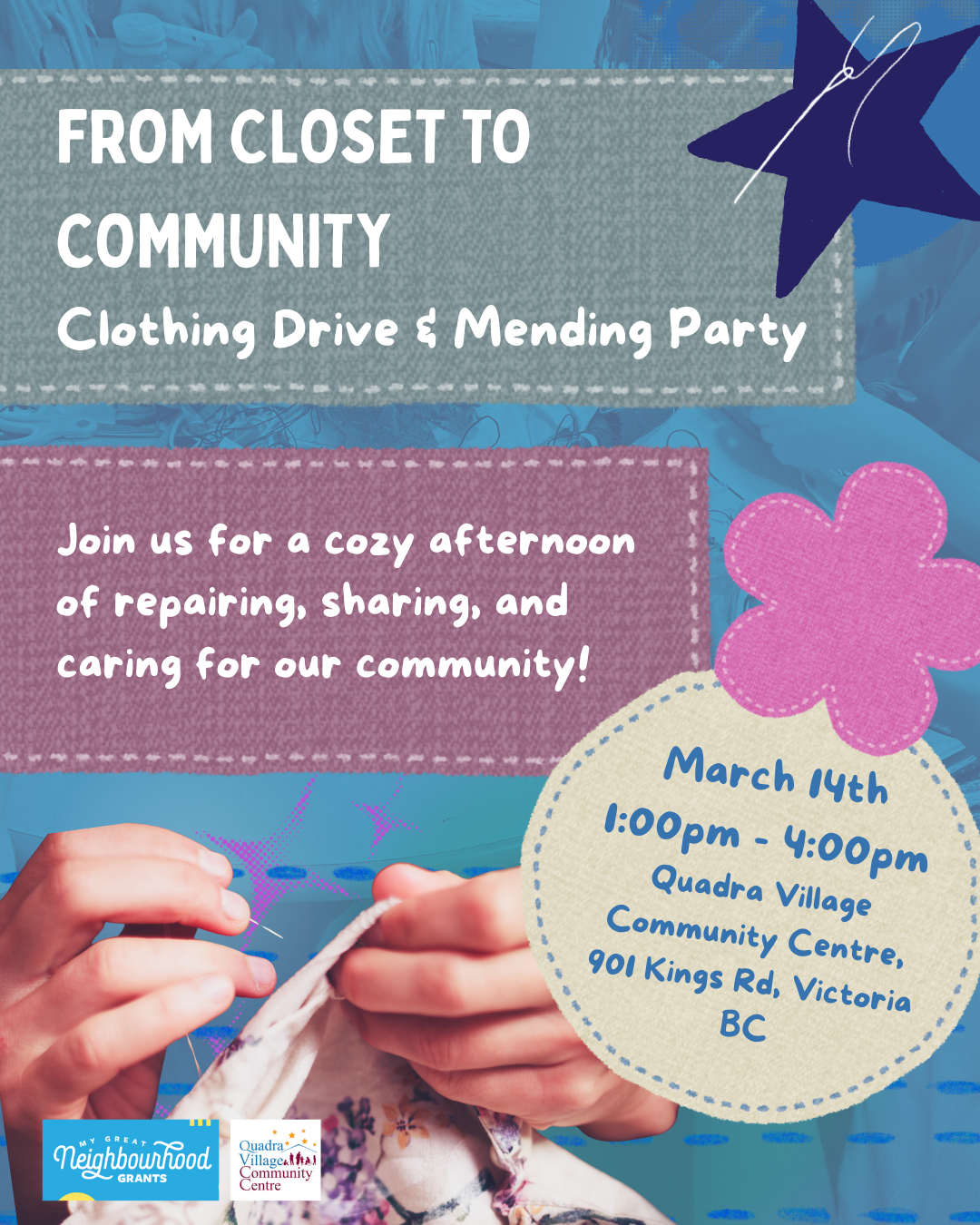 From Closet to Community: Clothing Drive & Mending Party