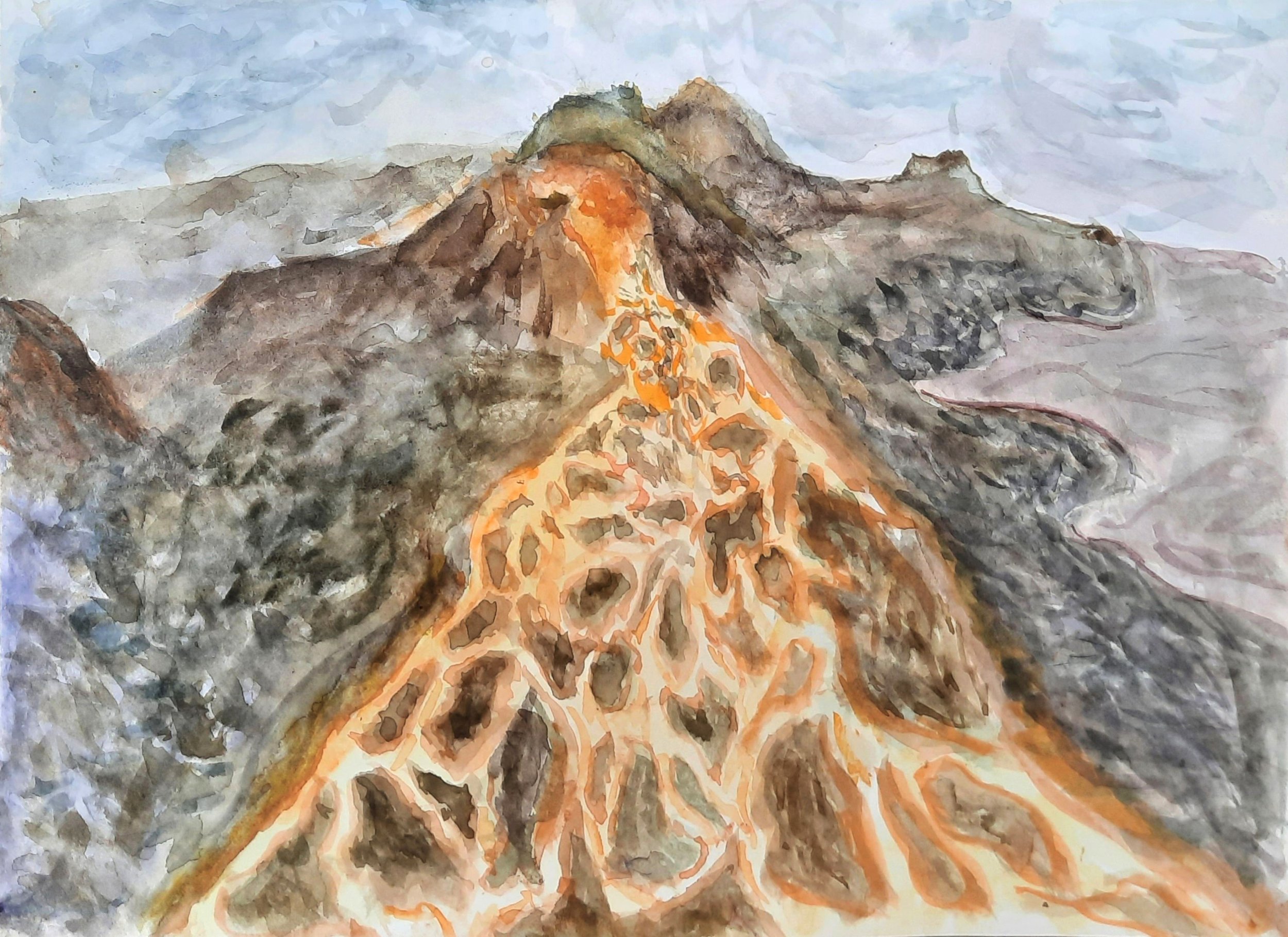 Adah - Watercolor Painting