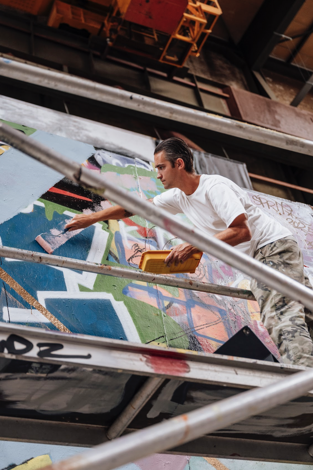 Painting a Mural at The STRAAT Museum 2025