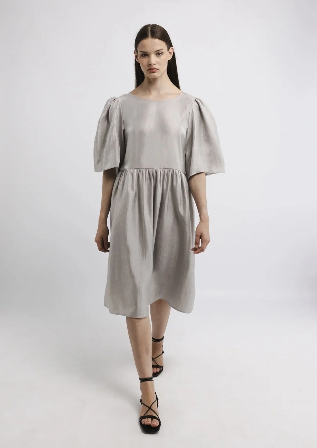 Katri Niskanen, Diane dress, soft grey, koko M