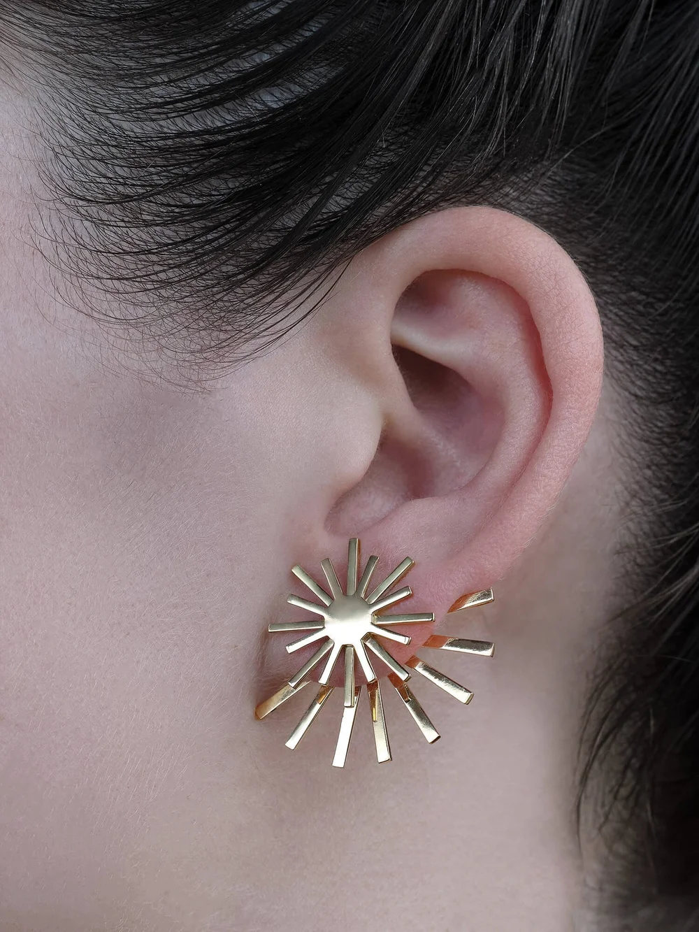 Starr Gold Plated Earrings — THE SENSE OF BEAUTY