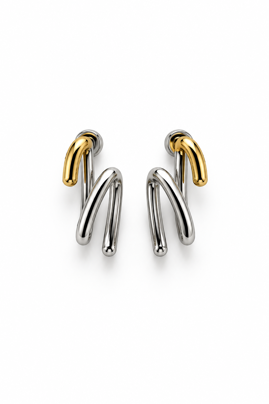 Loop line earrings