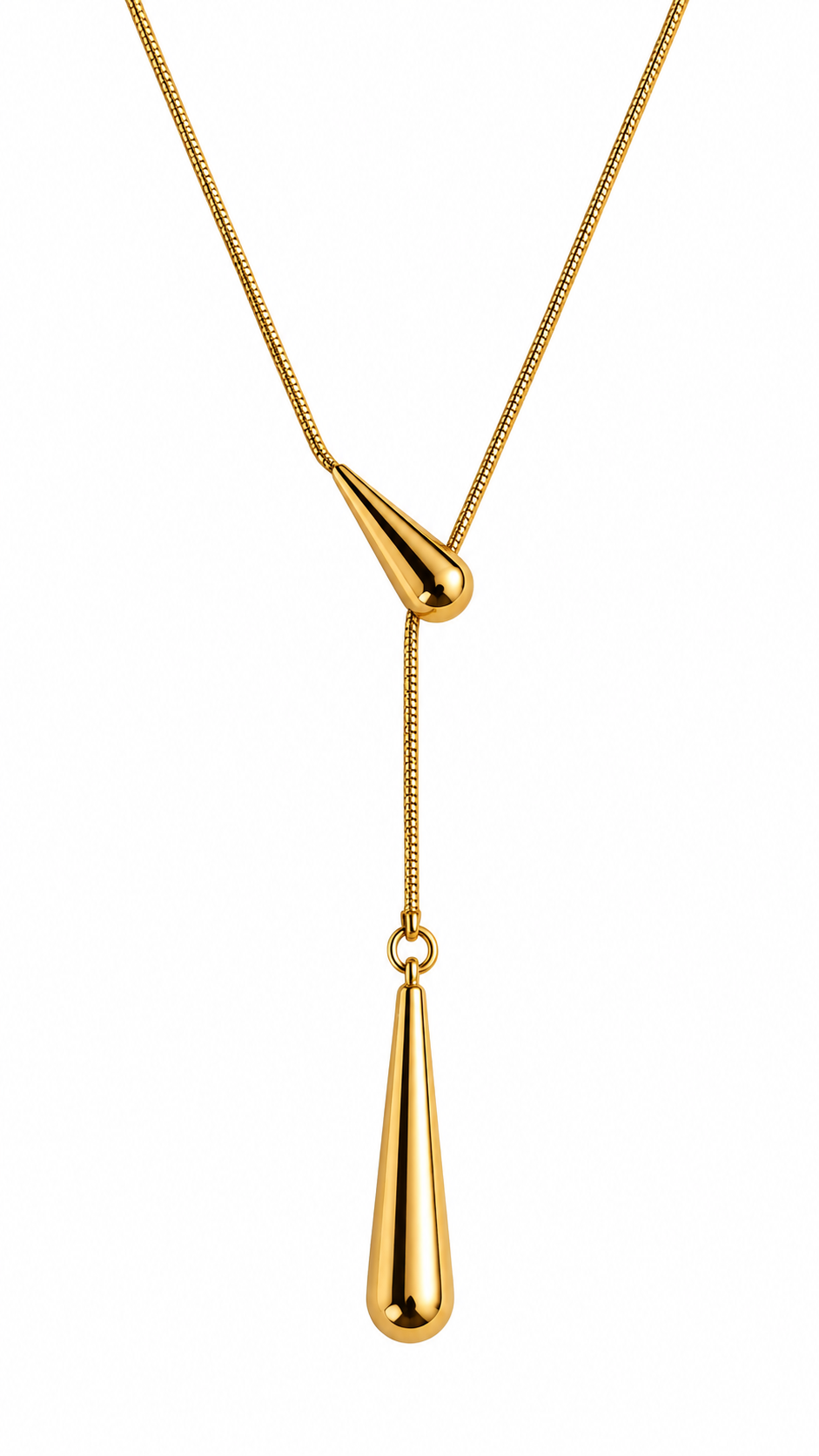 Fluid Drop Necklace