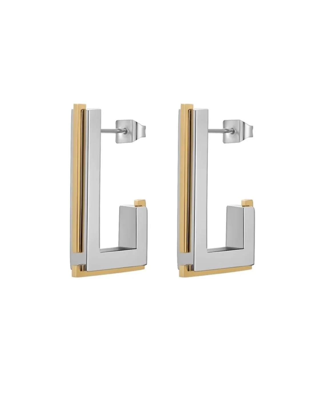 Ivon Wong, Ivonovi, The Sense of Beauty, earrings, square earrings, jewellery, designer jewellery, jewelry, gold earrings, jewellery gallery Paris, Jewellery shop Paris