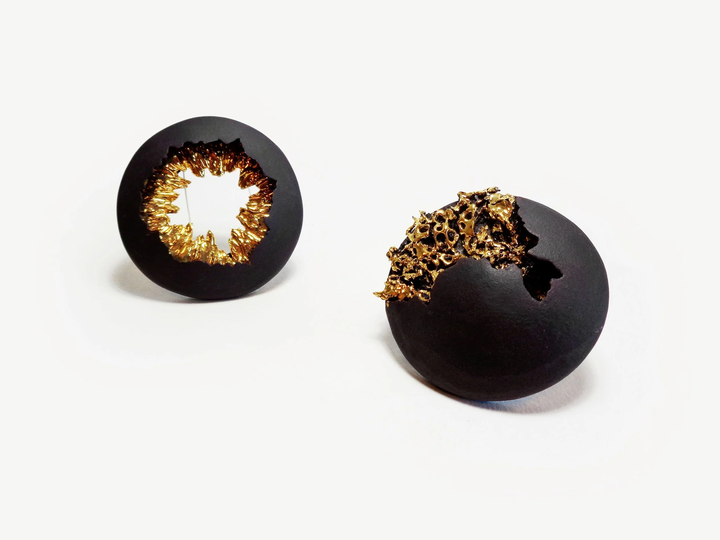 Tectonic Shift Brooches