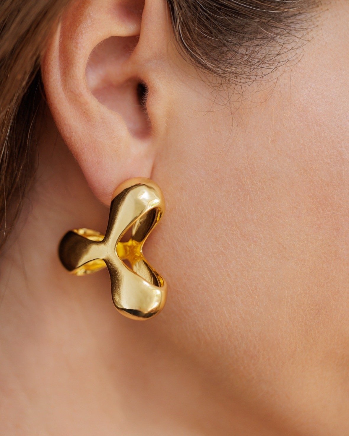 Big Molecular Earrings