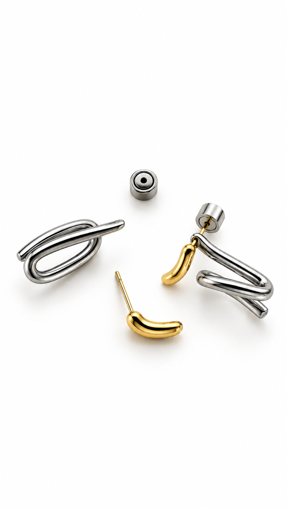 Ivon Wong,  Ivonovi, The Sense of Beauty, earings, jewellery, designer jewellery, airpod earrings, jewelry, silver earrings, jewellery gallery Paris, Jewellery shop Paris