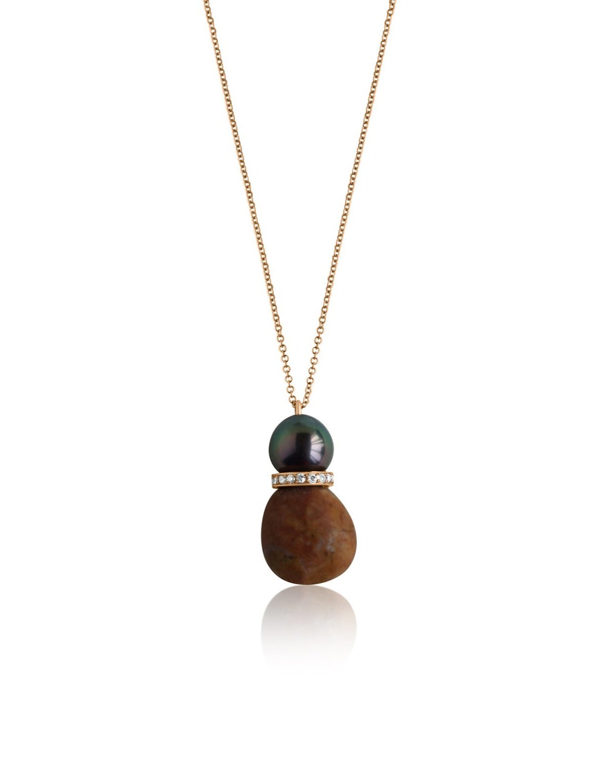 Dolly Boucoyannis, The Sense of Beauty, necklace, jewellery, pebble jewellery, designer jewellery, jewelry, gold, diamond, pearl, jewellery shop Netherlands, Jewellery shop Rotterdam