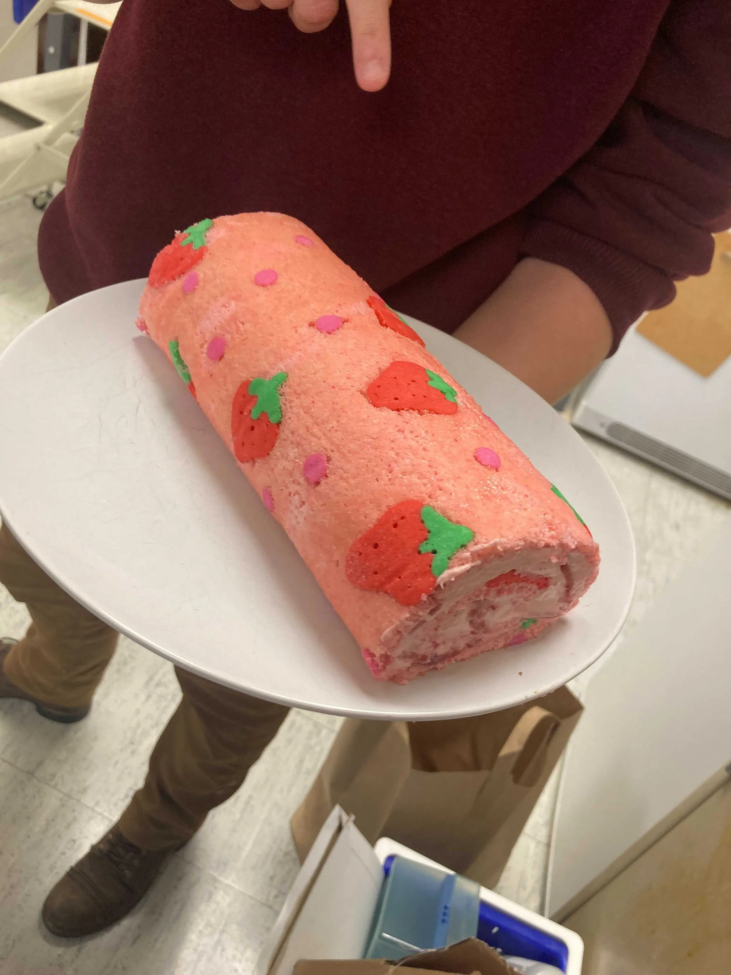 strawberry roll