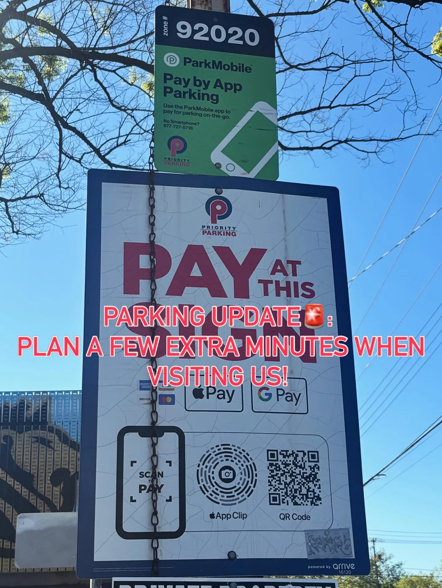 🚧 Parking Update for Our Tapa Family 🚧

Starting Tuesday, April 14th, there will be temporary traffic and parking changes near us along J St &amp; 22nd St due to construction.

What to expect:
&bull; No street parking on J St
&bull; Limited parking