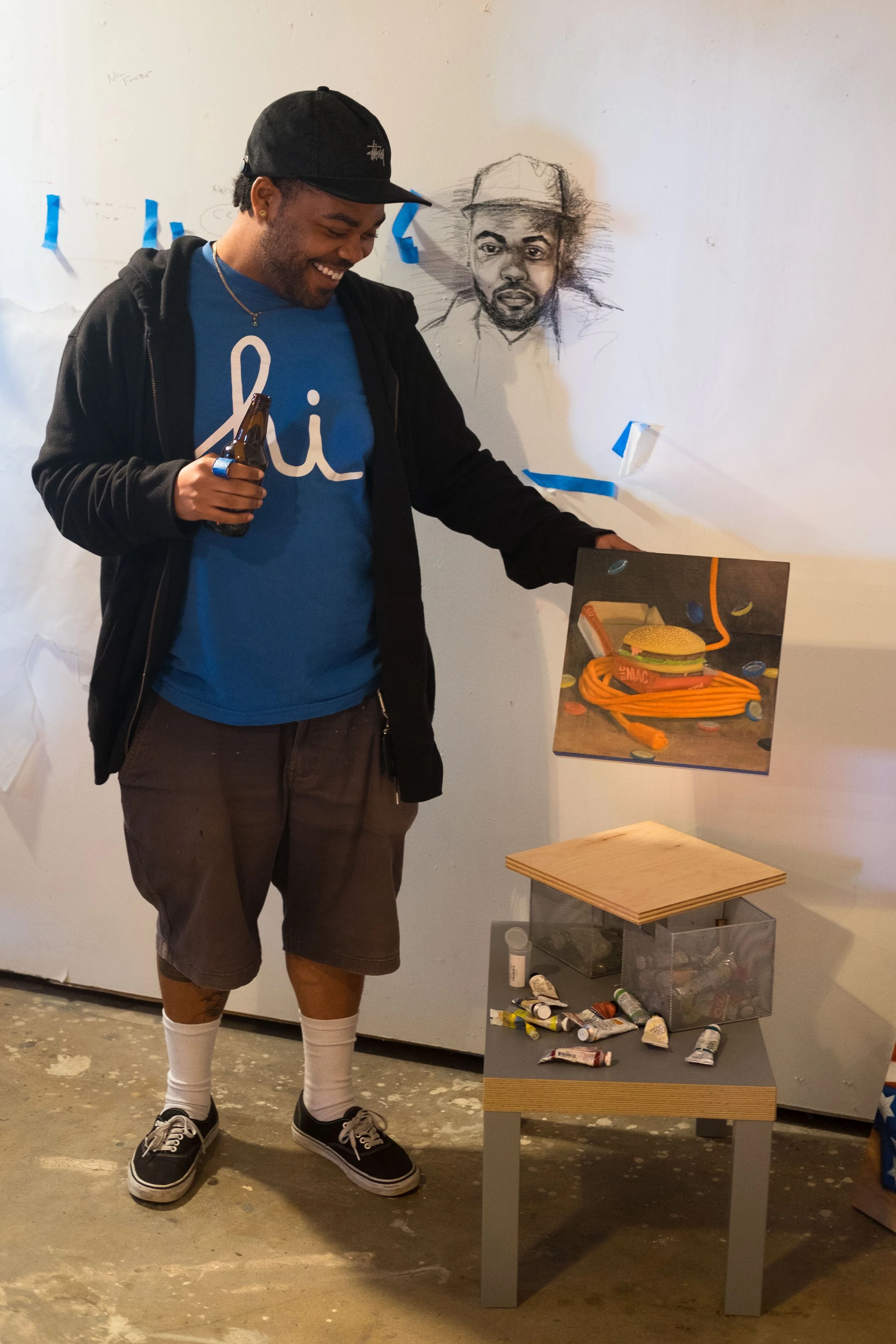 Troy Chew in his studio