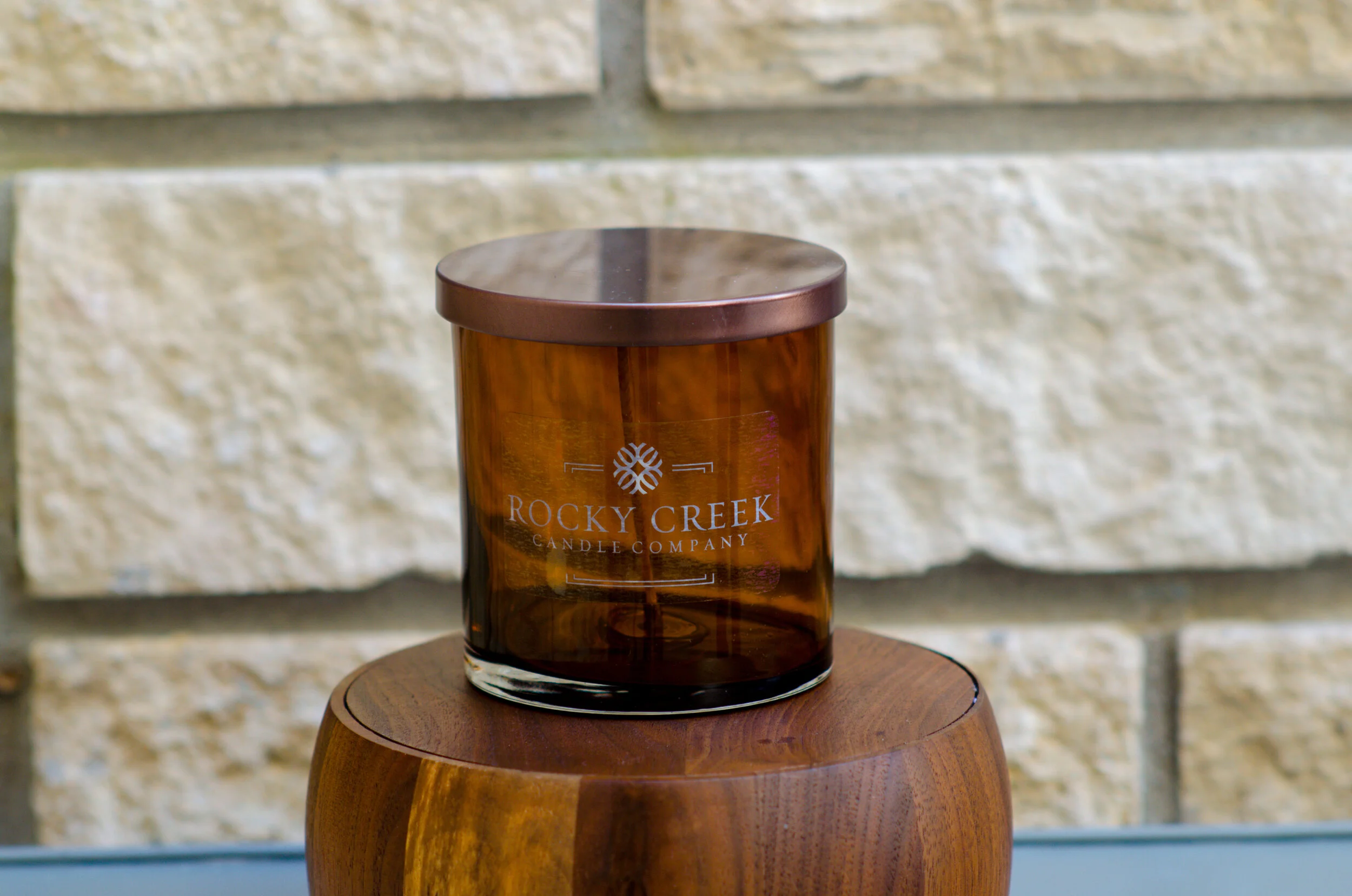 Almond Macaron Amber glass Tumbler