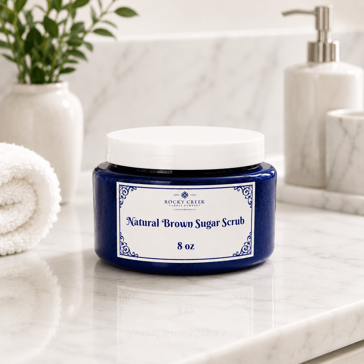 Blood Orange Scented artisan brown sugar scrub
