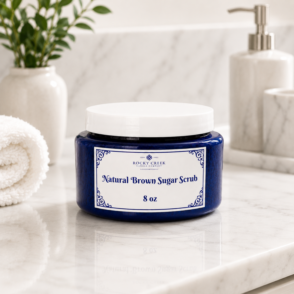 Almond Macaron Scented 8oz artisan brown sugar scrub