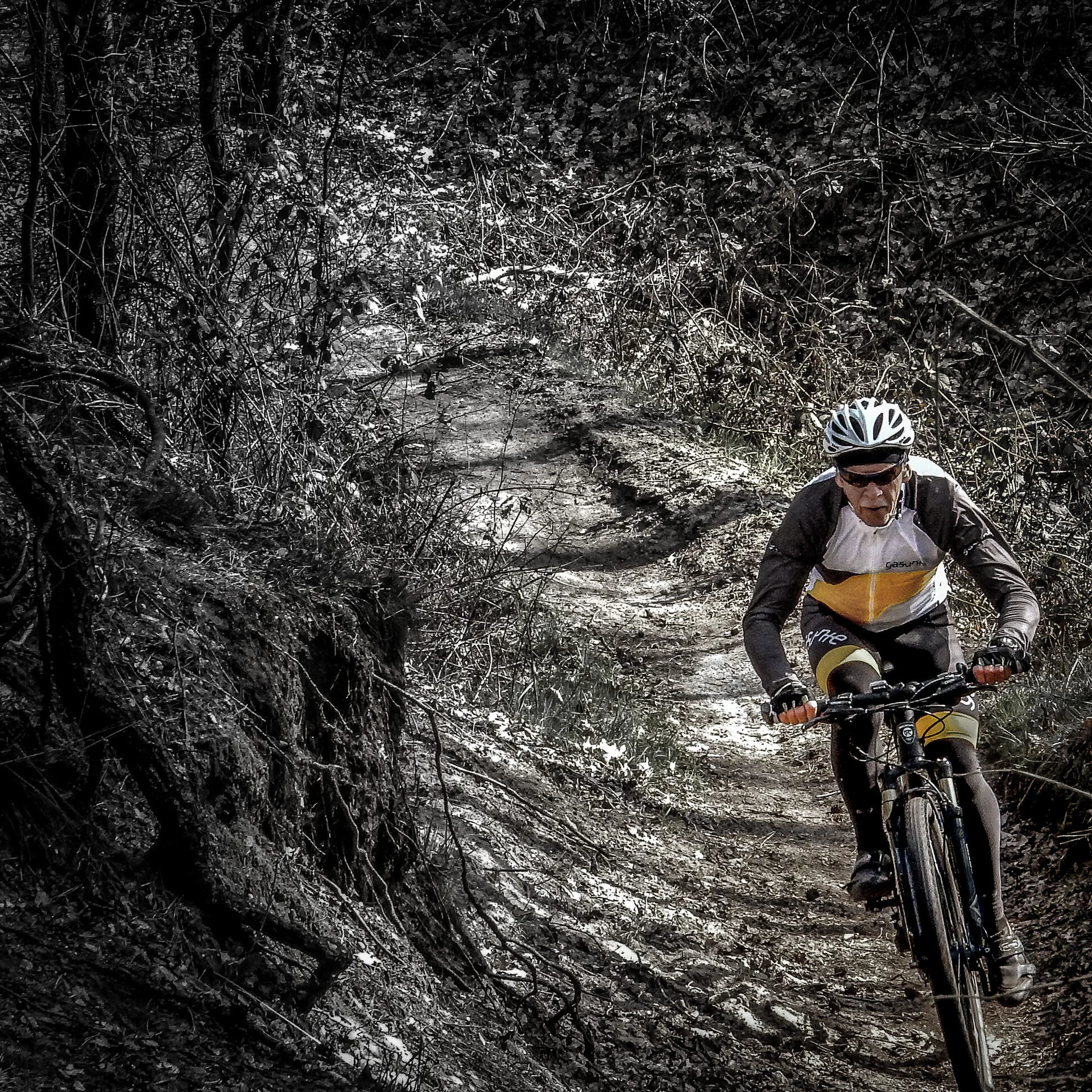 Mountainbike - een sport waar veel mensen van genieten.