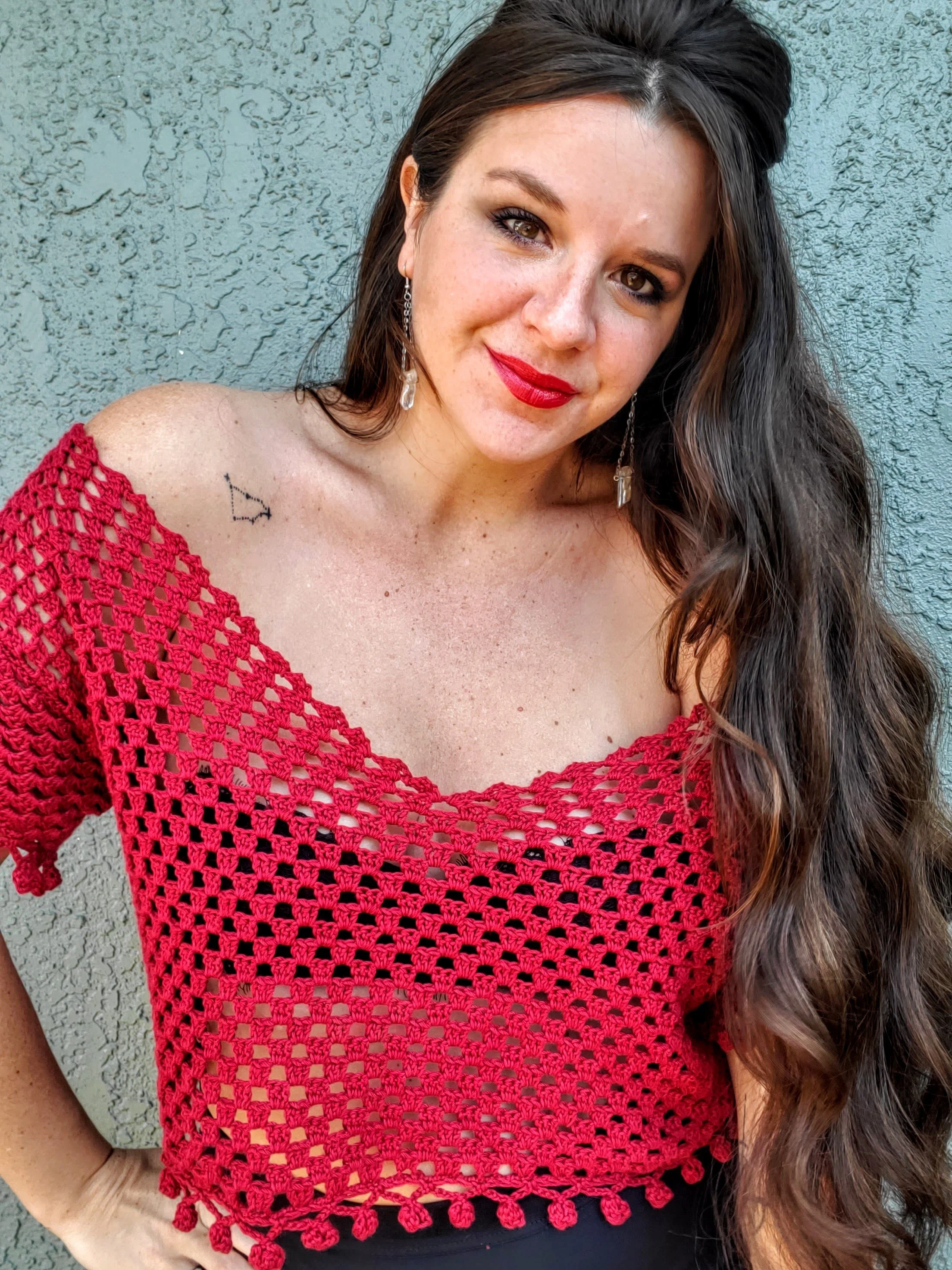 Very Vero Vneck (PDF Crochet Pattern) — Knitting Tipsy
