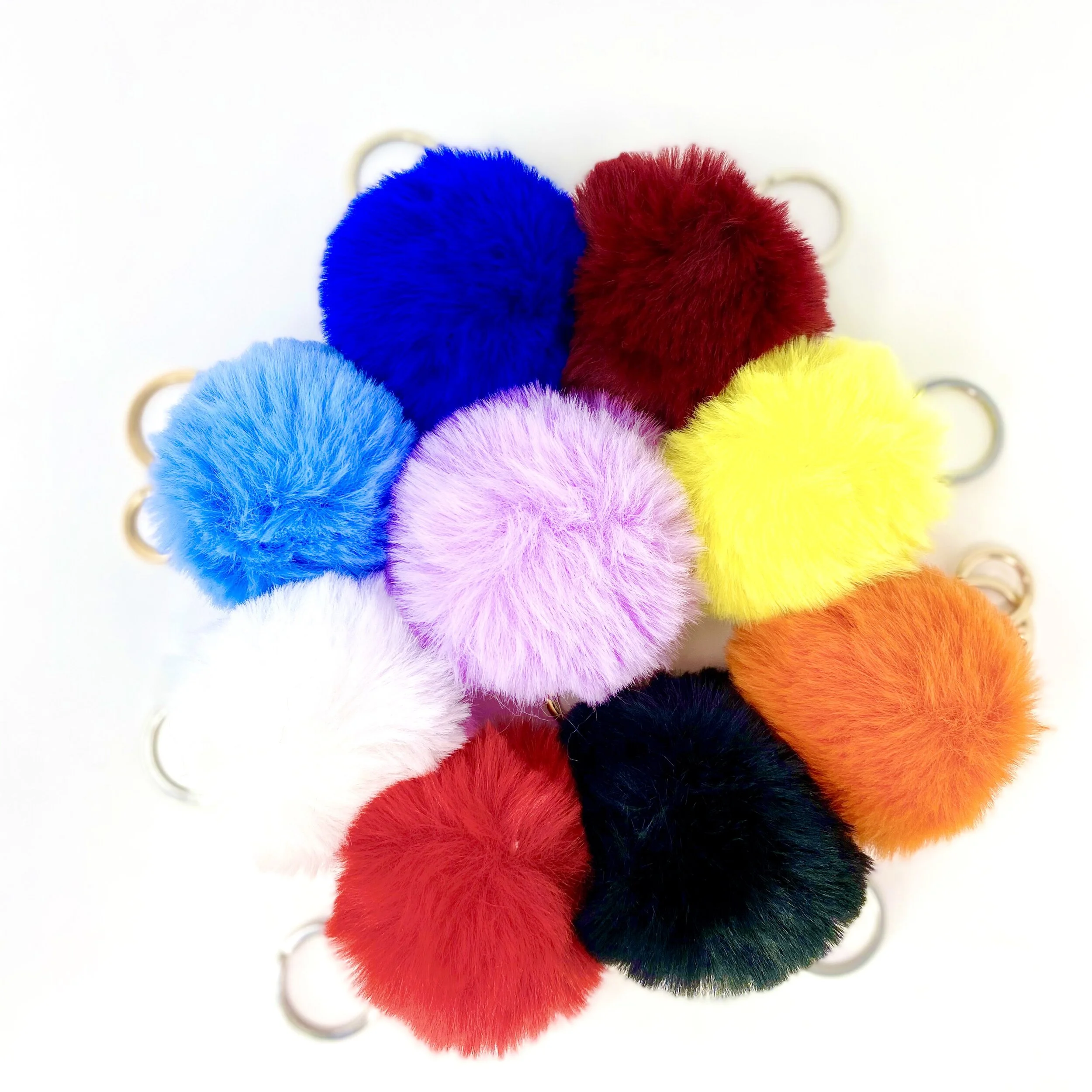 POM POM KEY CHAIN