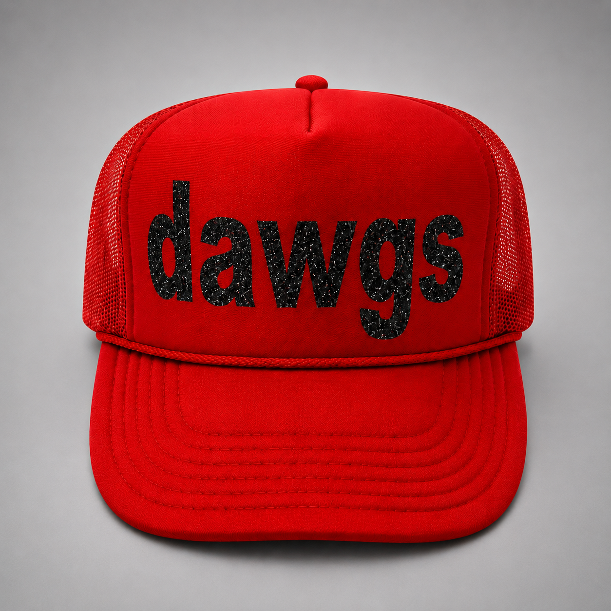 Dawgs Hat Red Glitter.png
