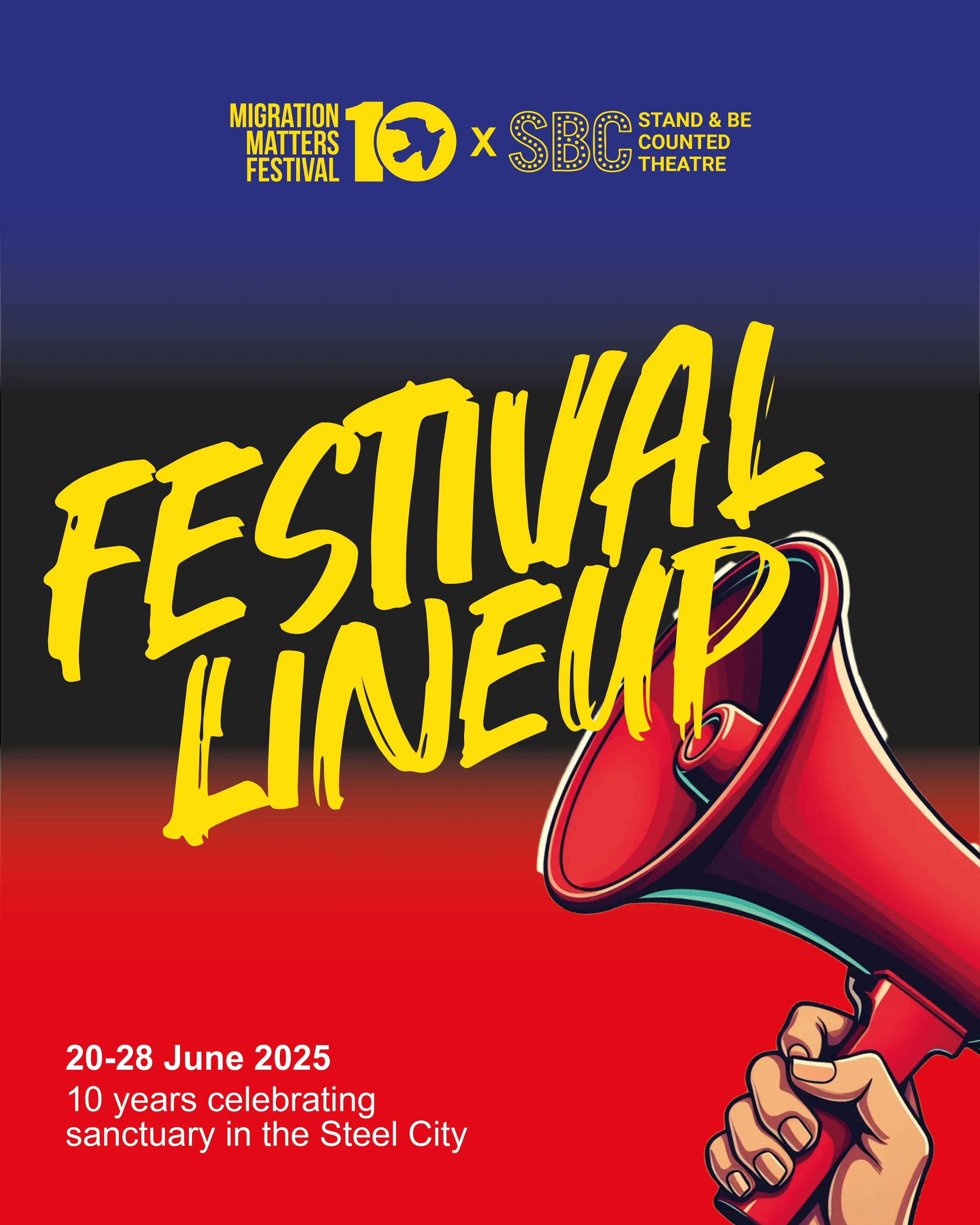 STAND & BE COUNTED THEATRE SUMMER LINE-UP