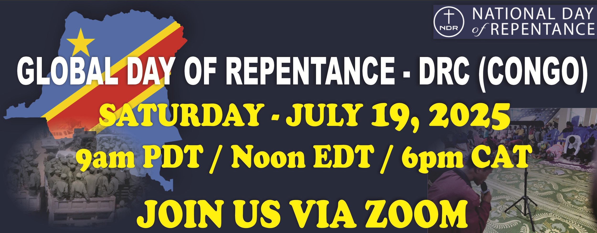 Global Day of Repentance DRC - July 19, 2025