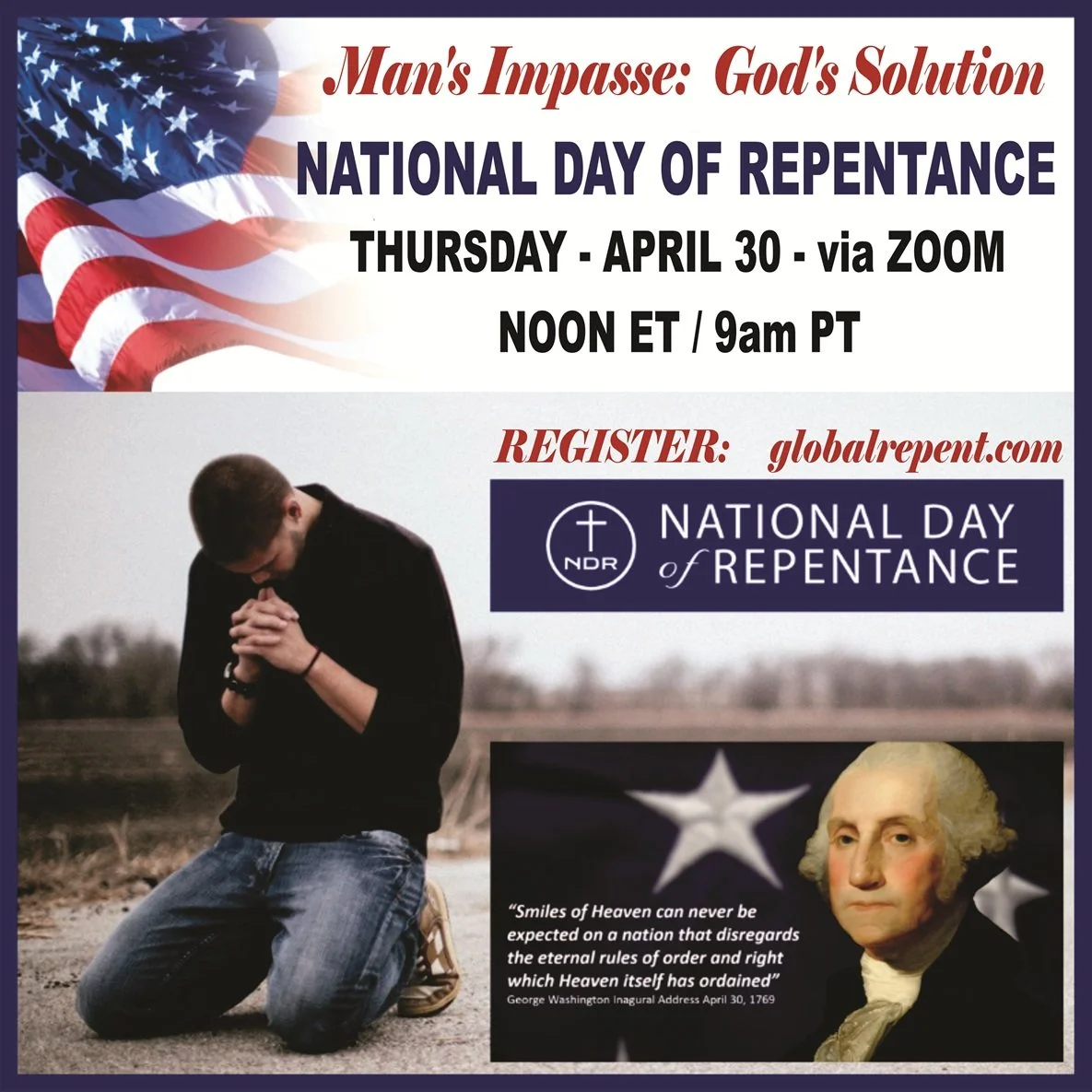 National / Global Day of Repentance - April 30th, 2026