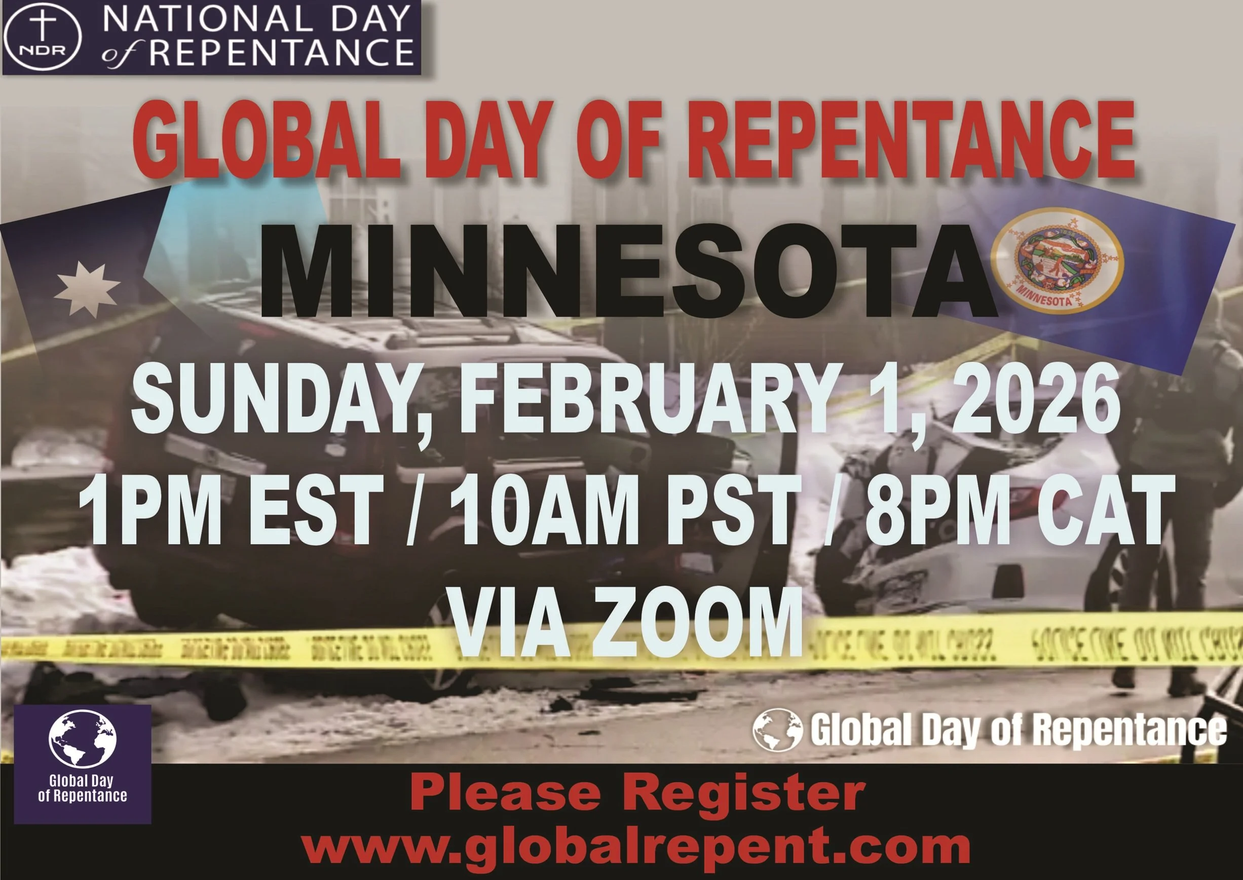 Global day of Repentance - Minnesota - Feb 1, 2026