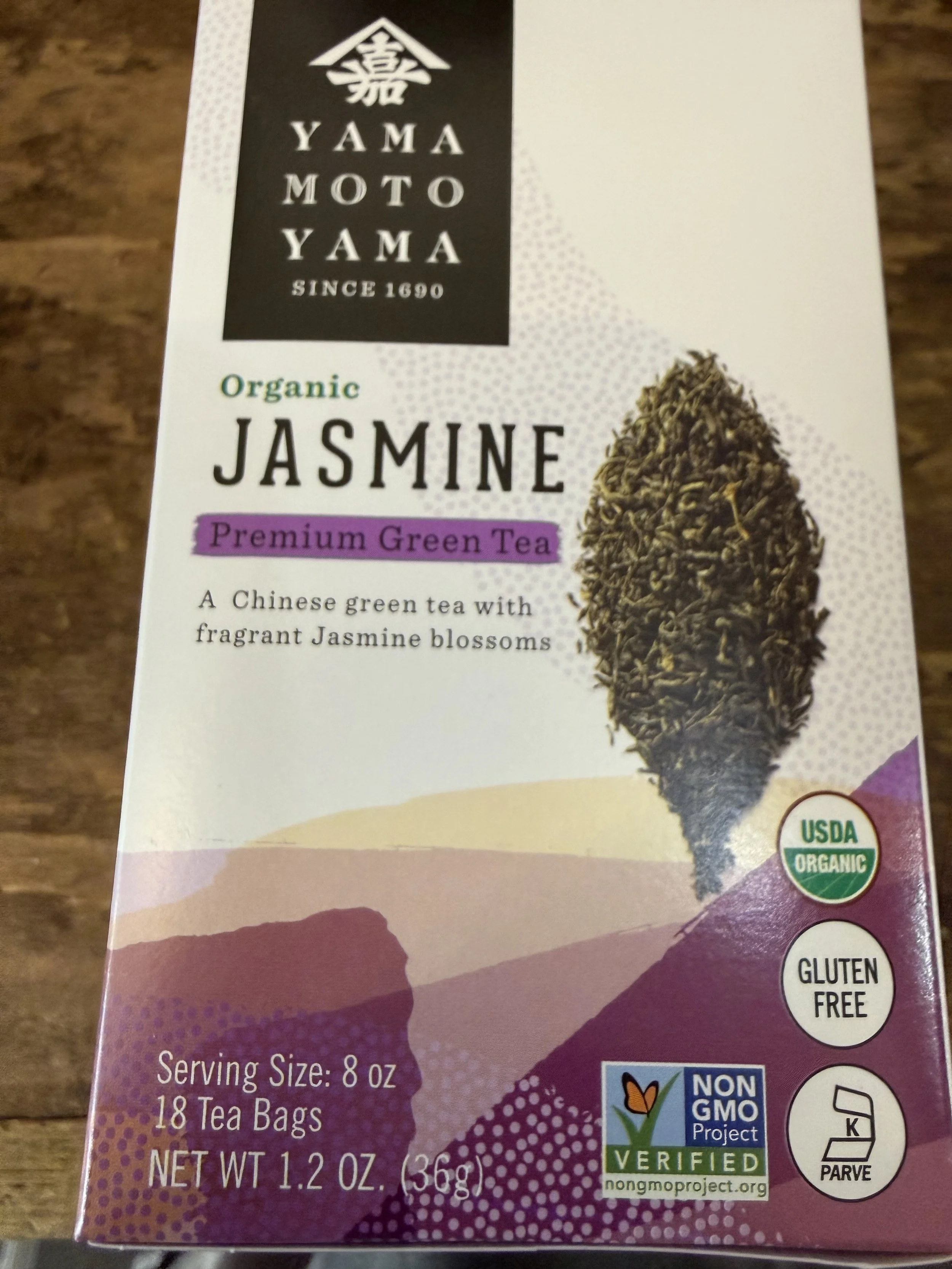 Yamamoto Organic Jasmine green tea 18 bags