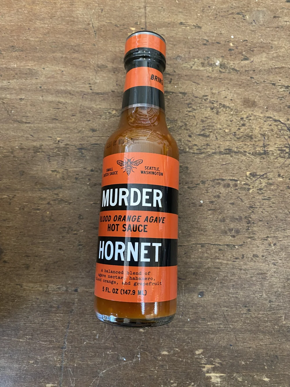 Murder hornet blood orange agave hot sauce 5 oz  Christina's Spice &  Specialty Foods