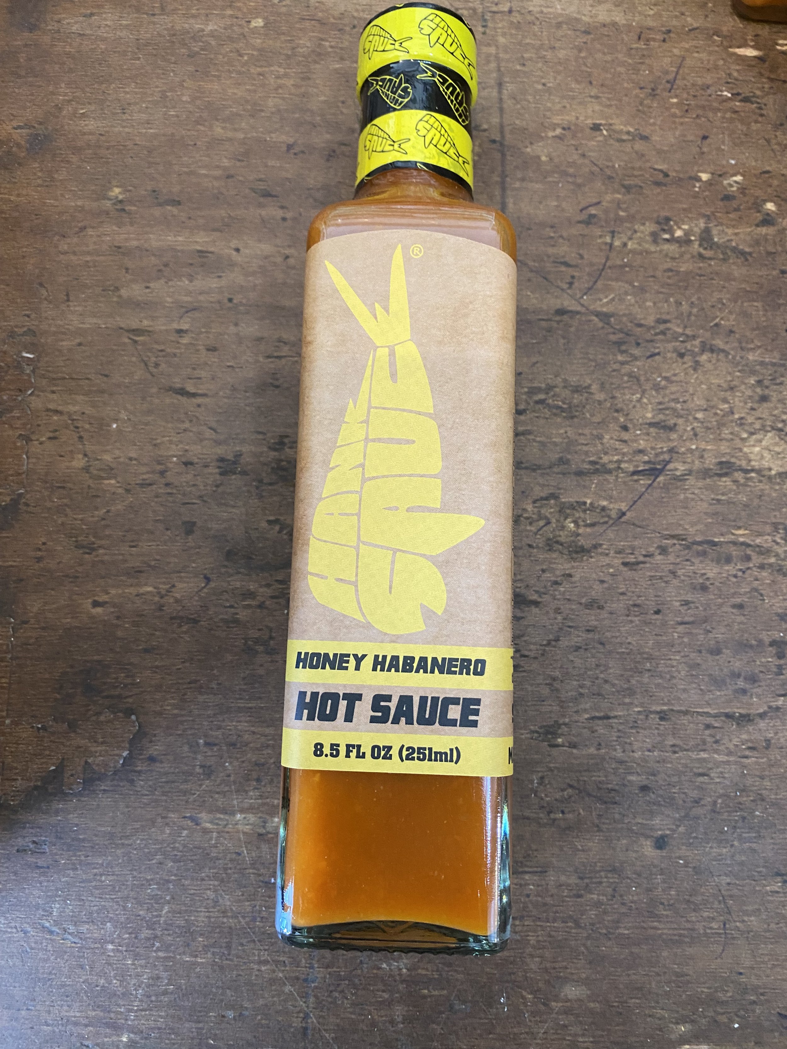 Hank honey habanero hot sauce 8.5 oz