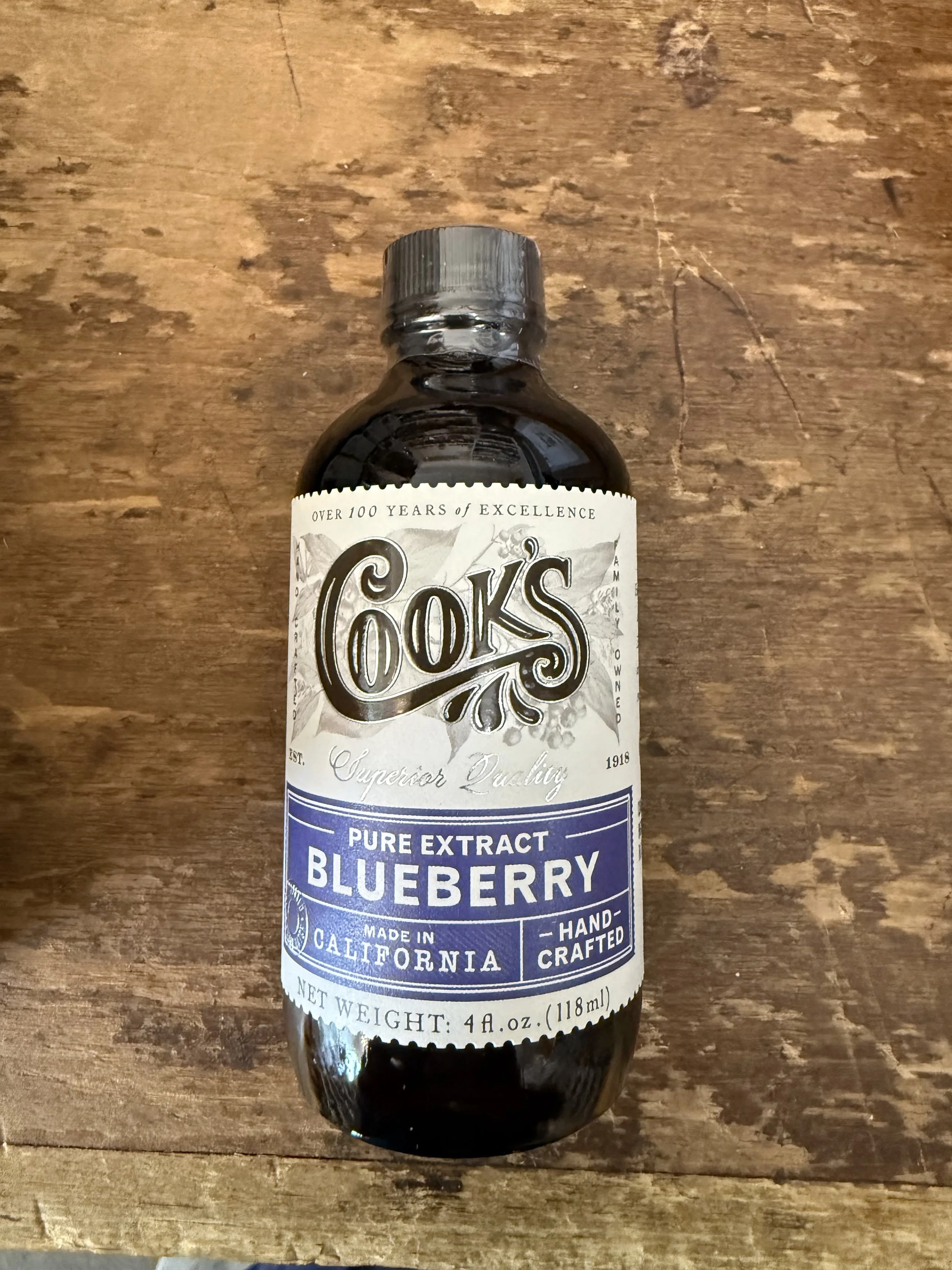 Cook’s Blueberry Extract 4 oz