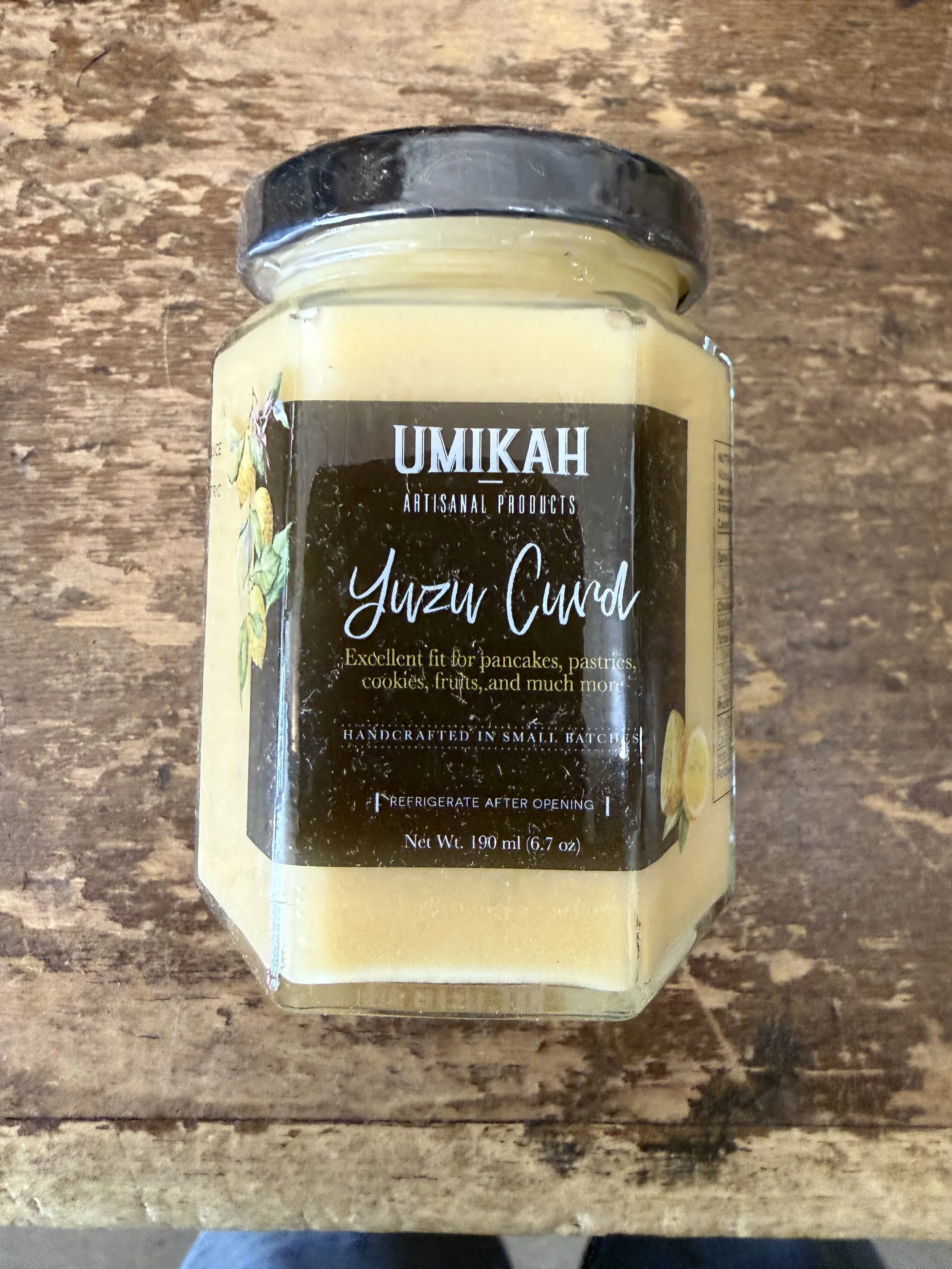 Umikah Yuzu Curd 6.7 oz