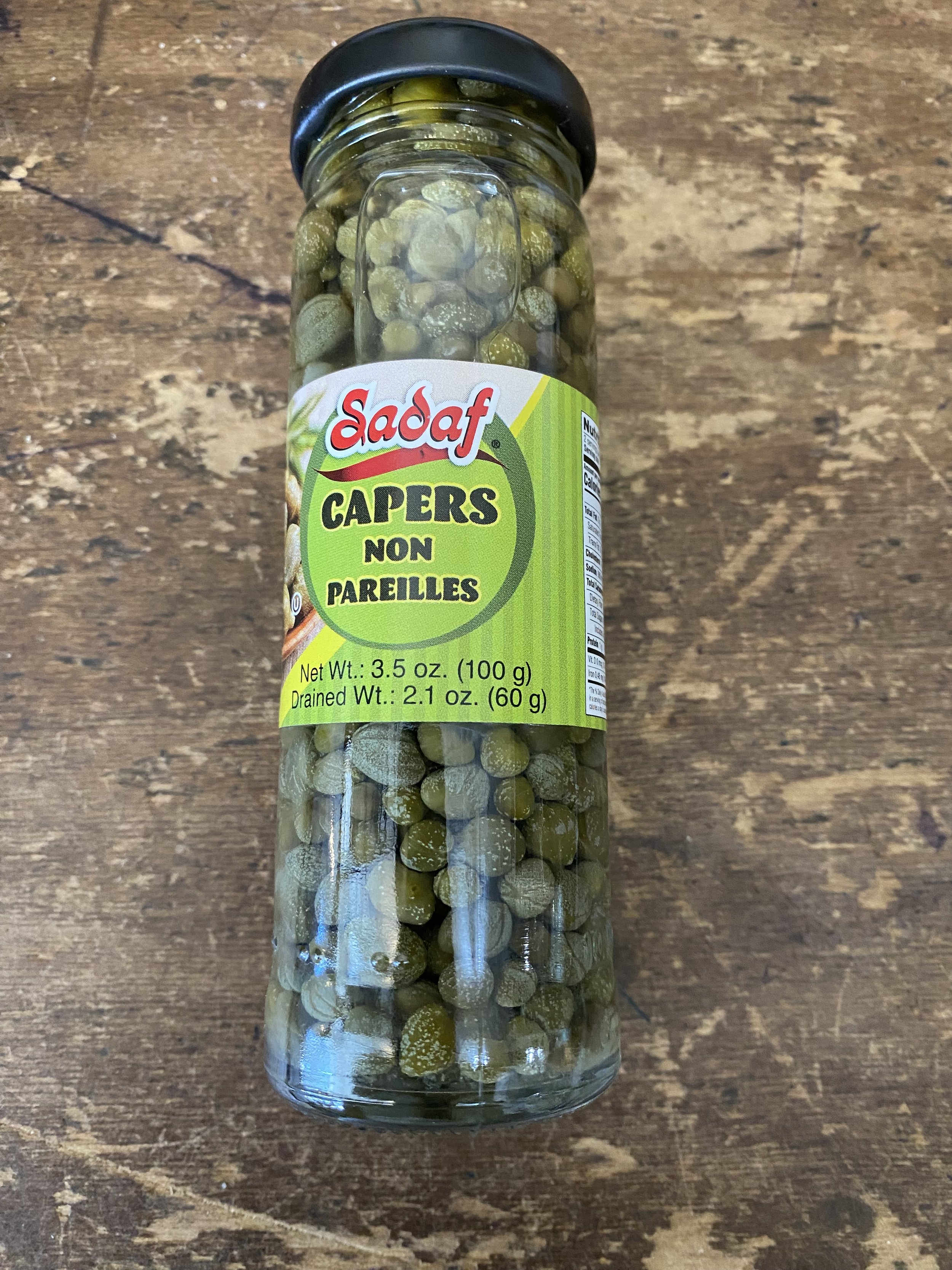 Sadaf capers non pareilles 3.5 oz