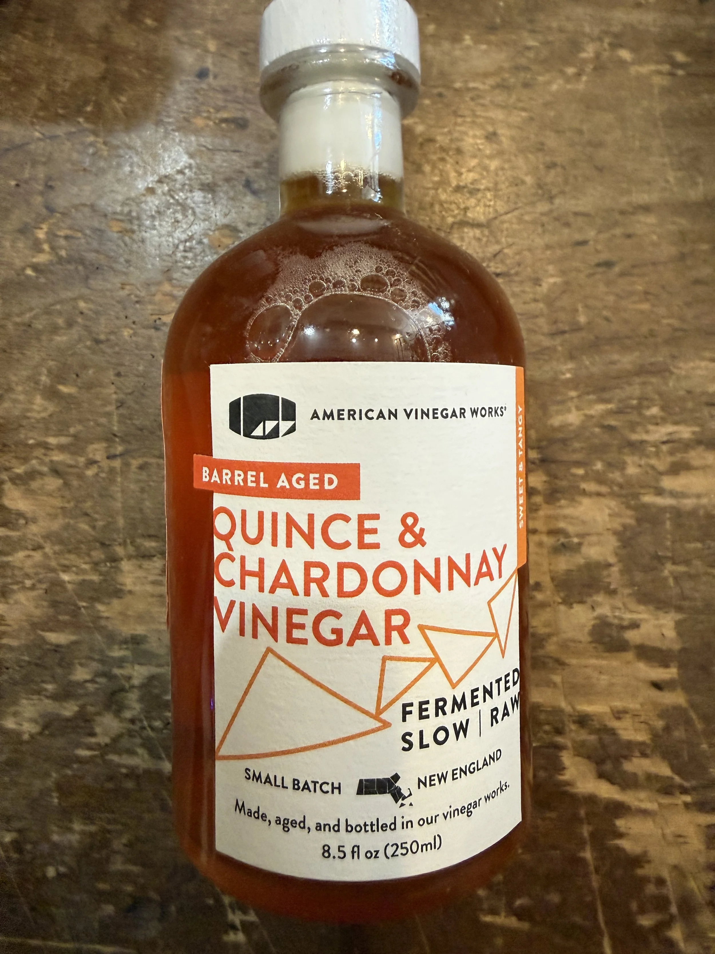 American Vinegar Quince and Chardonnay Vinegar 8.5 oz