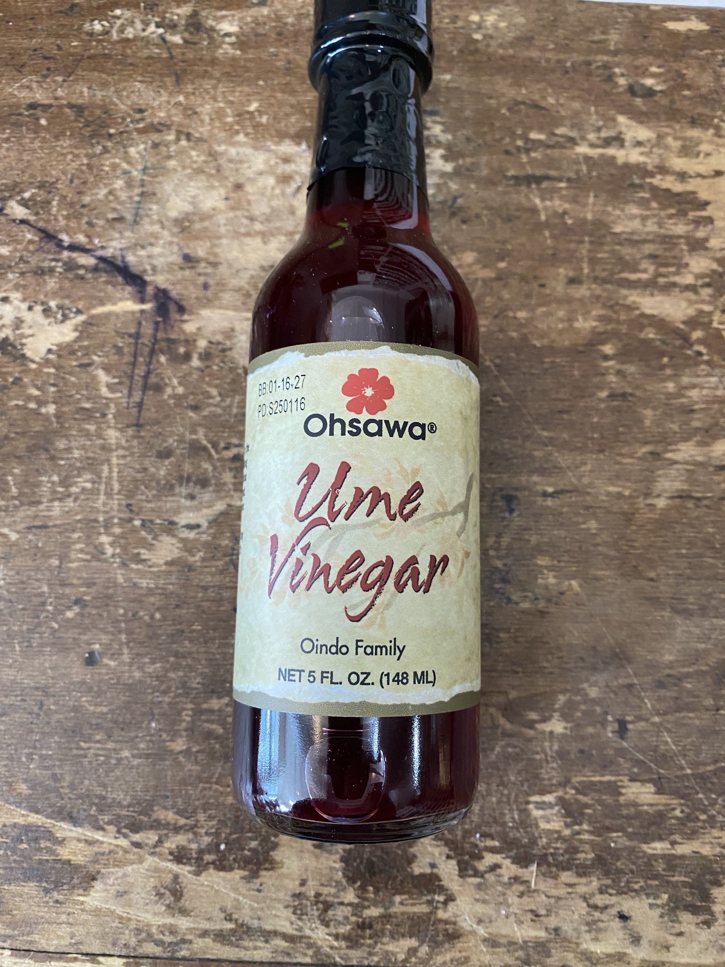 Ohsawa Ume Plum Vinegar 5 oz