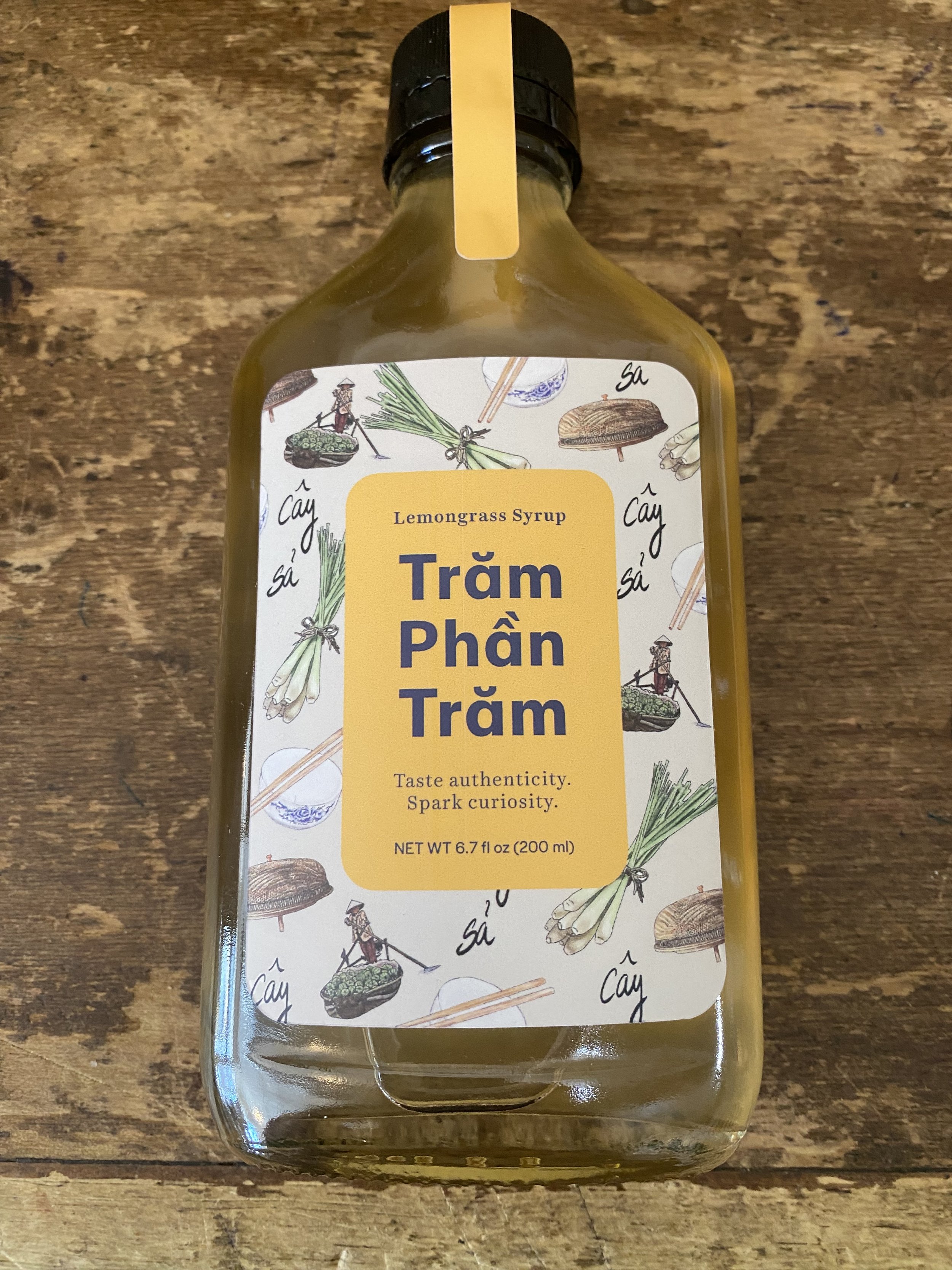 Tram Phan Tram lemongrass syrup