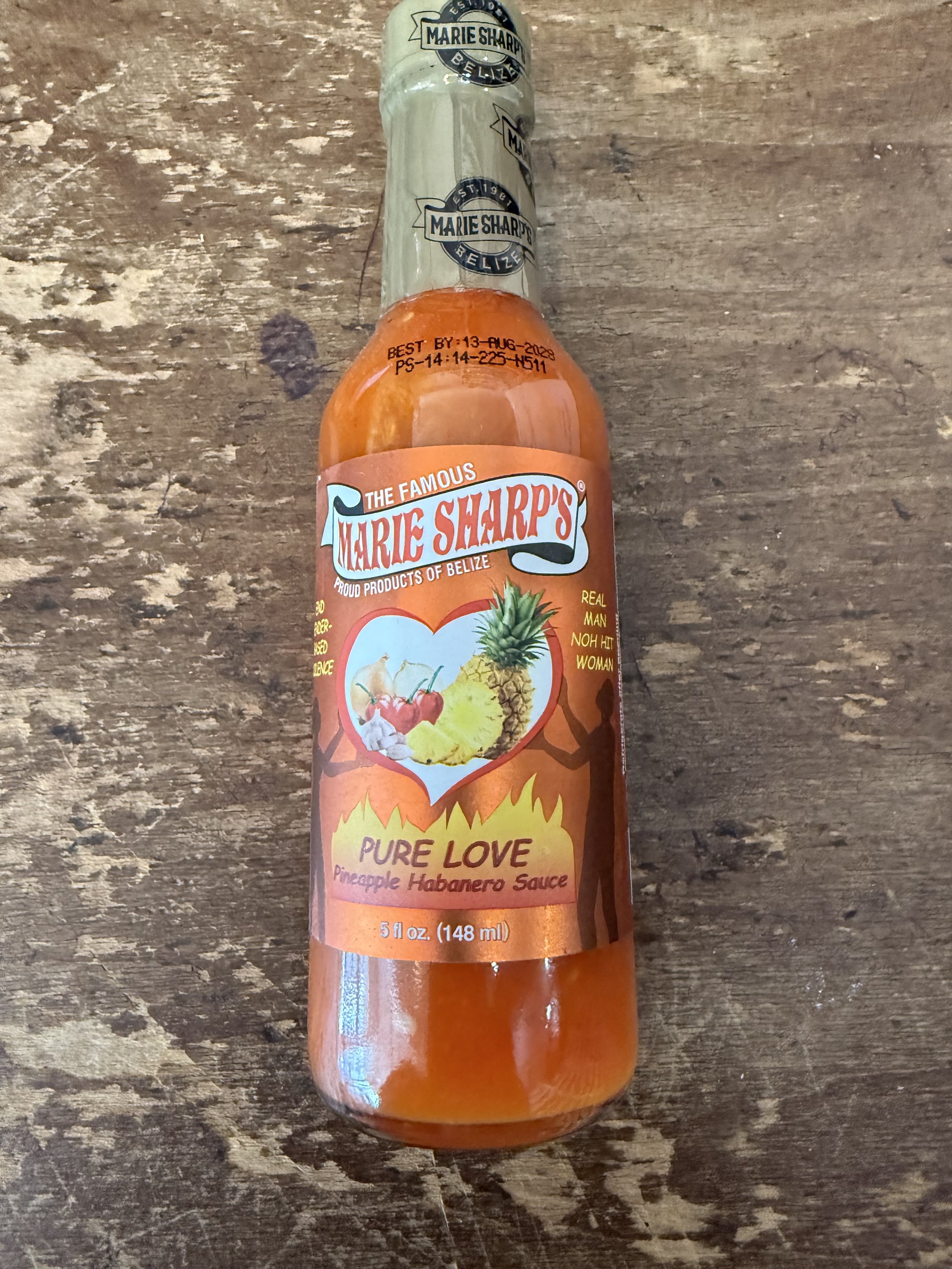 Marie Sharp’s Pineapple Habanero hot sauce 5 oz