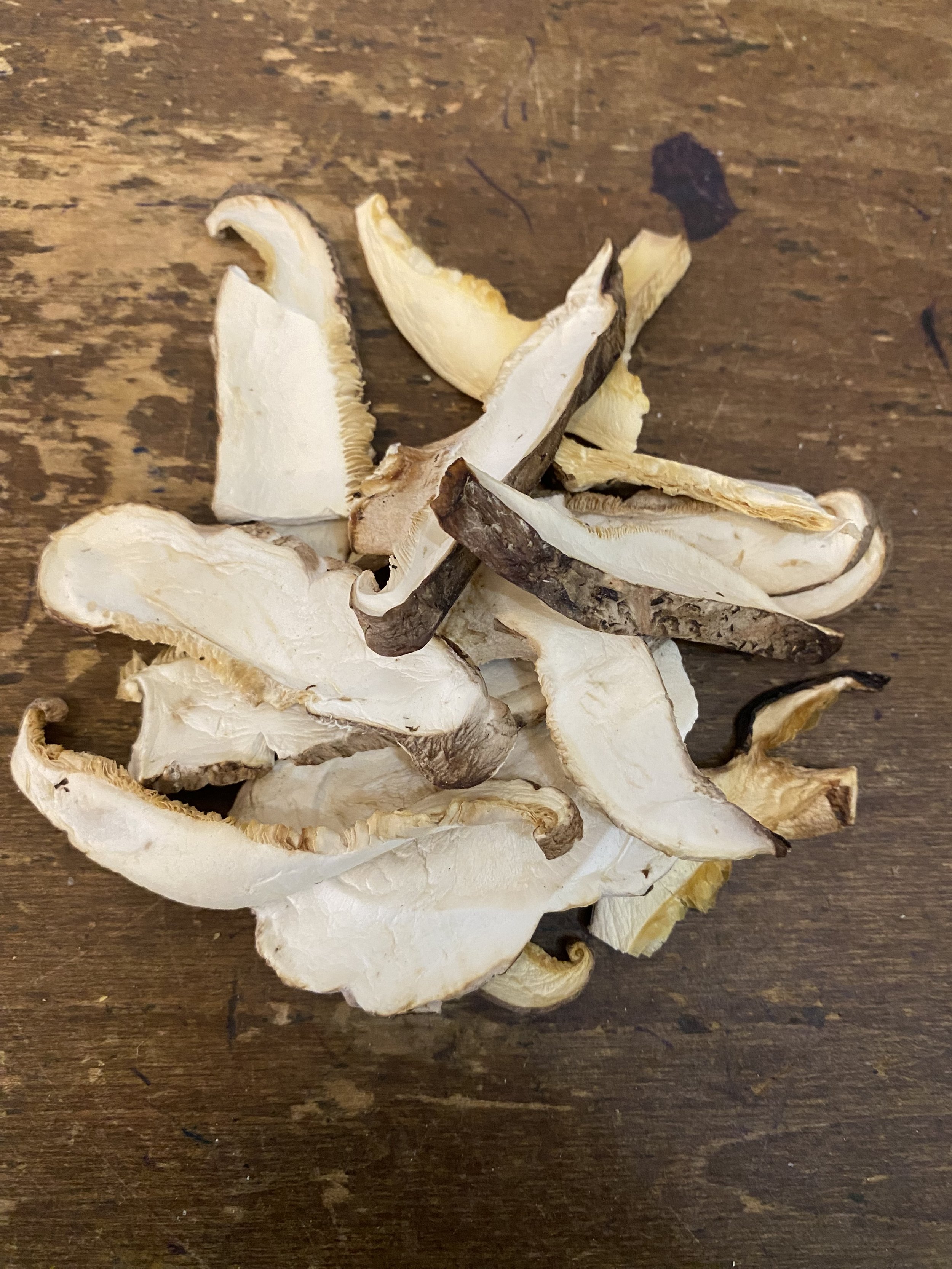 Shitake mushroom sliced