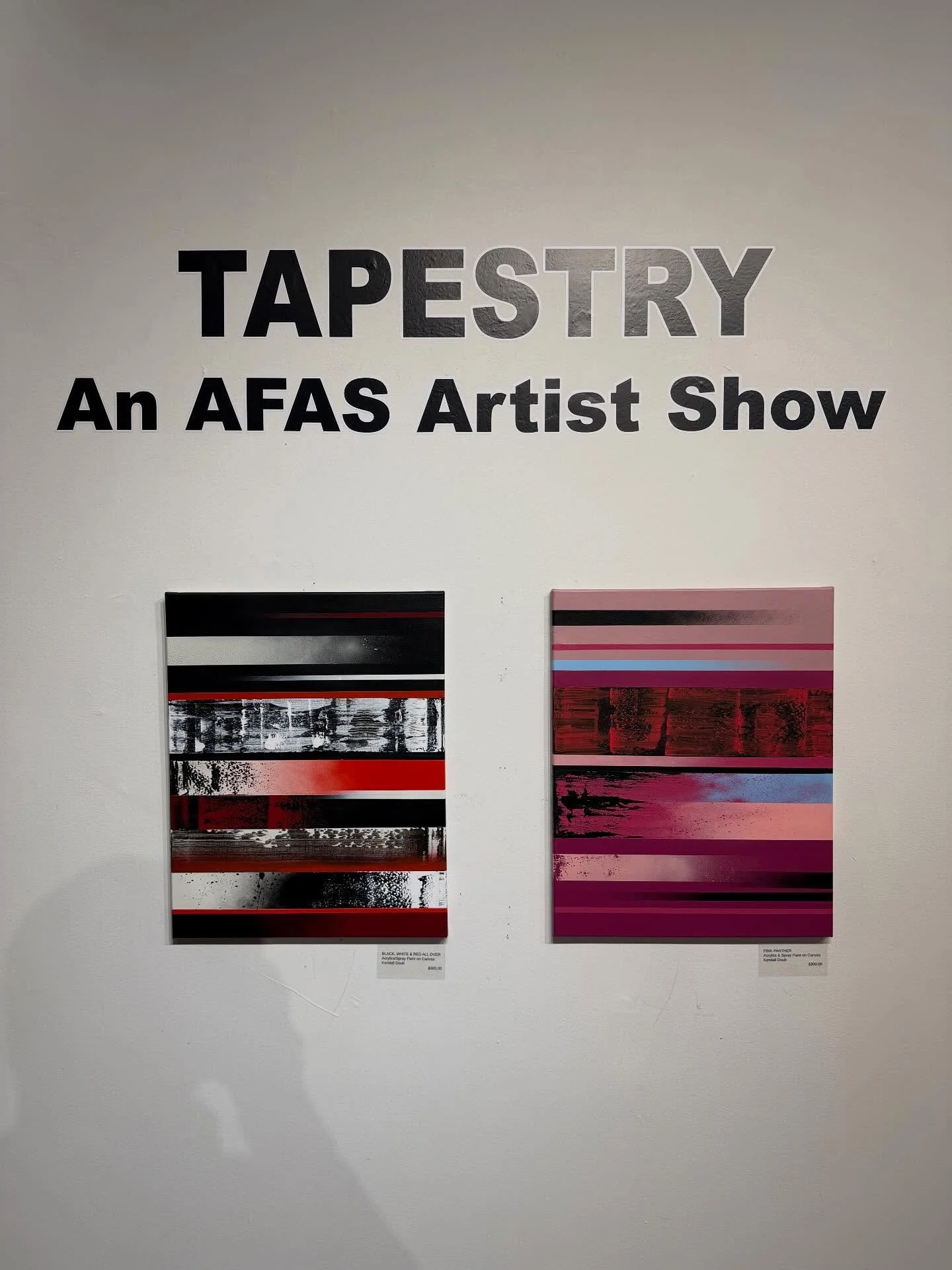 What a great evening for an art reception! @reddoggalleryws debuted &ldquo;tapestry&rdquo; up through the end of January! ;)